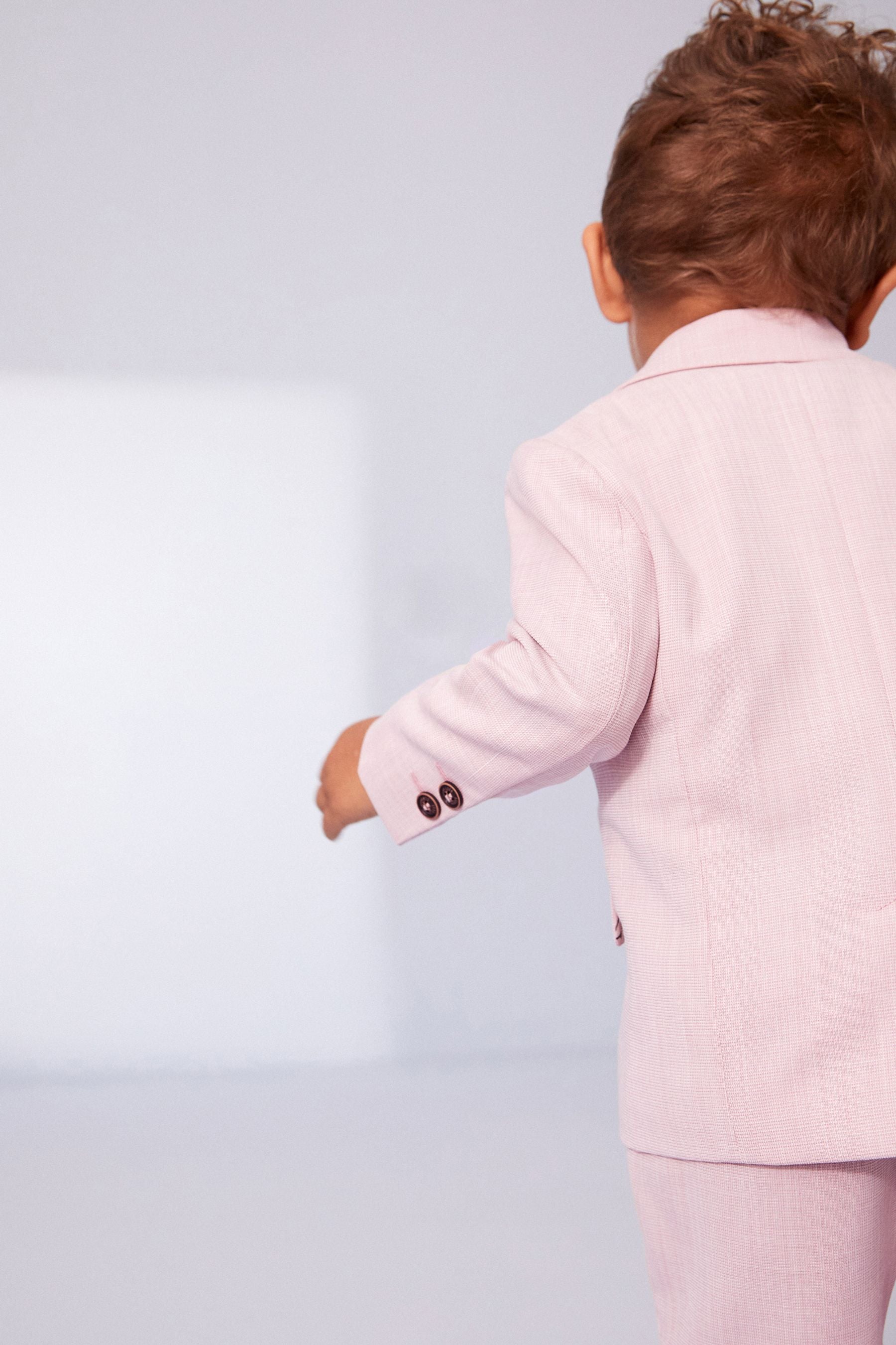 Pink Blazer And Shorts With Floral Shirt Set (3mths-9yrs)