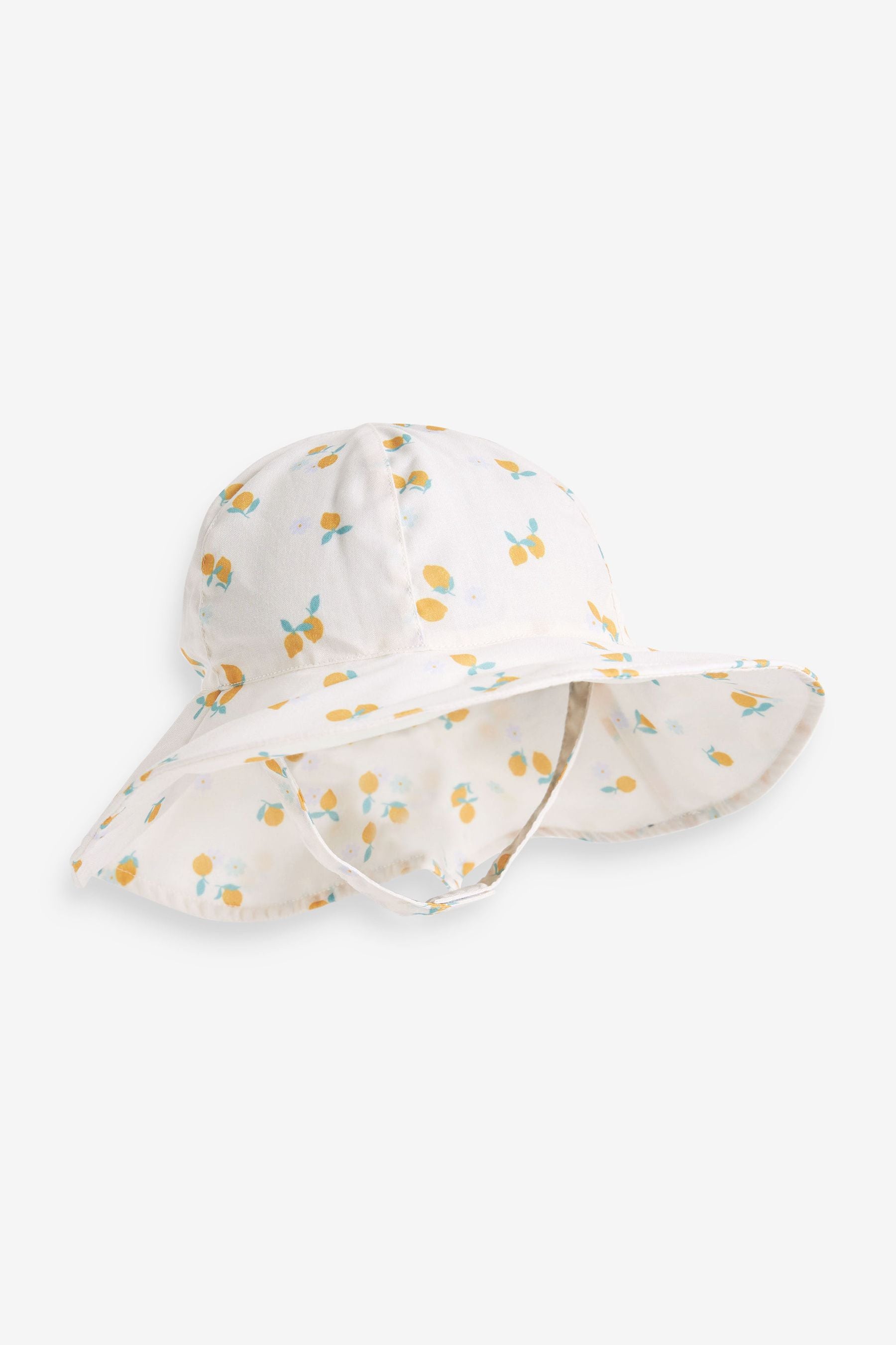 Lemon Yellow Bucket Baby Hat (0mths-2yrs)