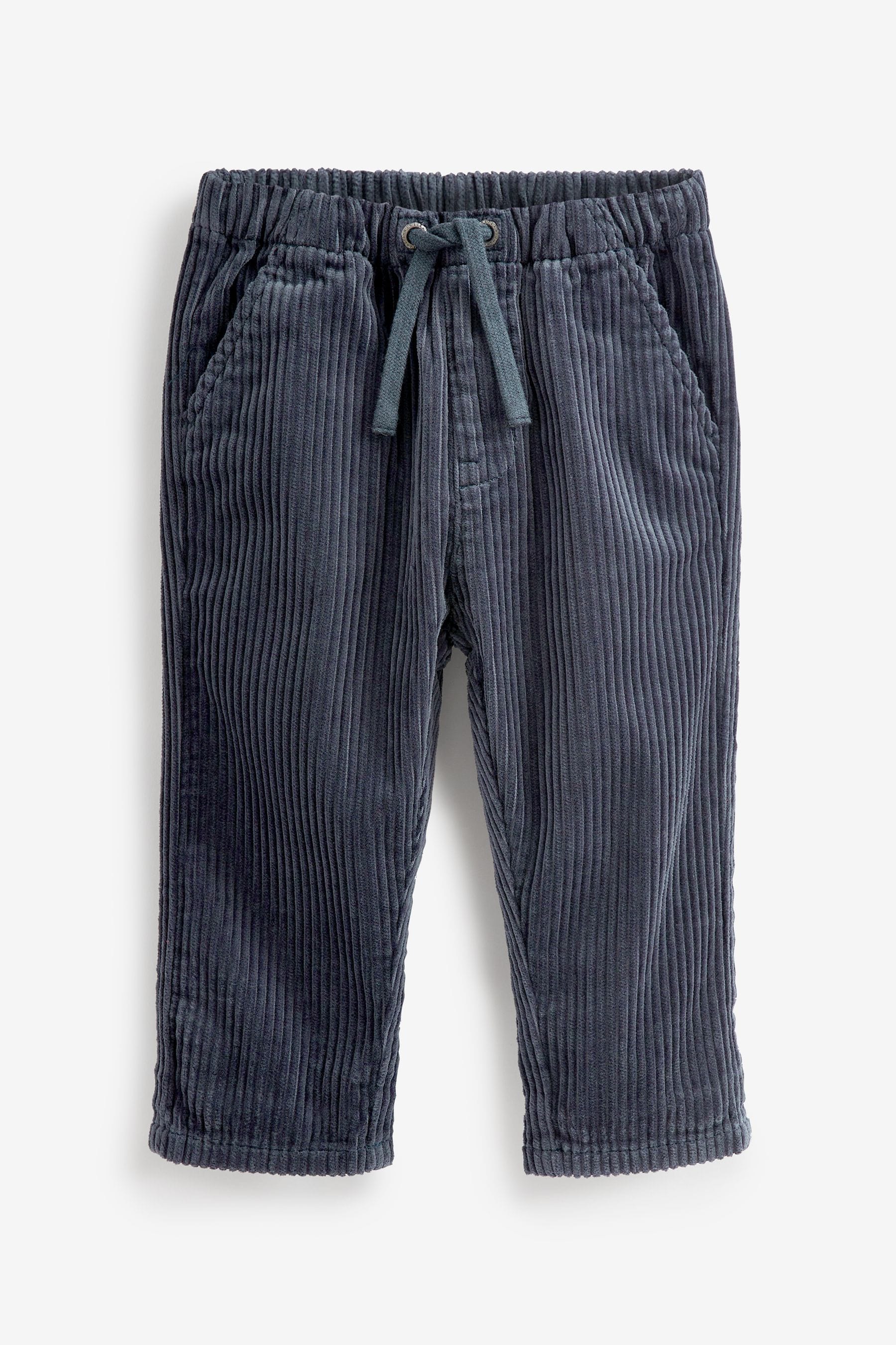 Indigo Blue Corduroy Pull-On Trousers (3mths-7yrs)