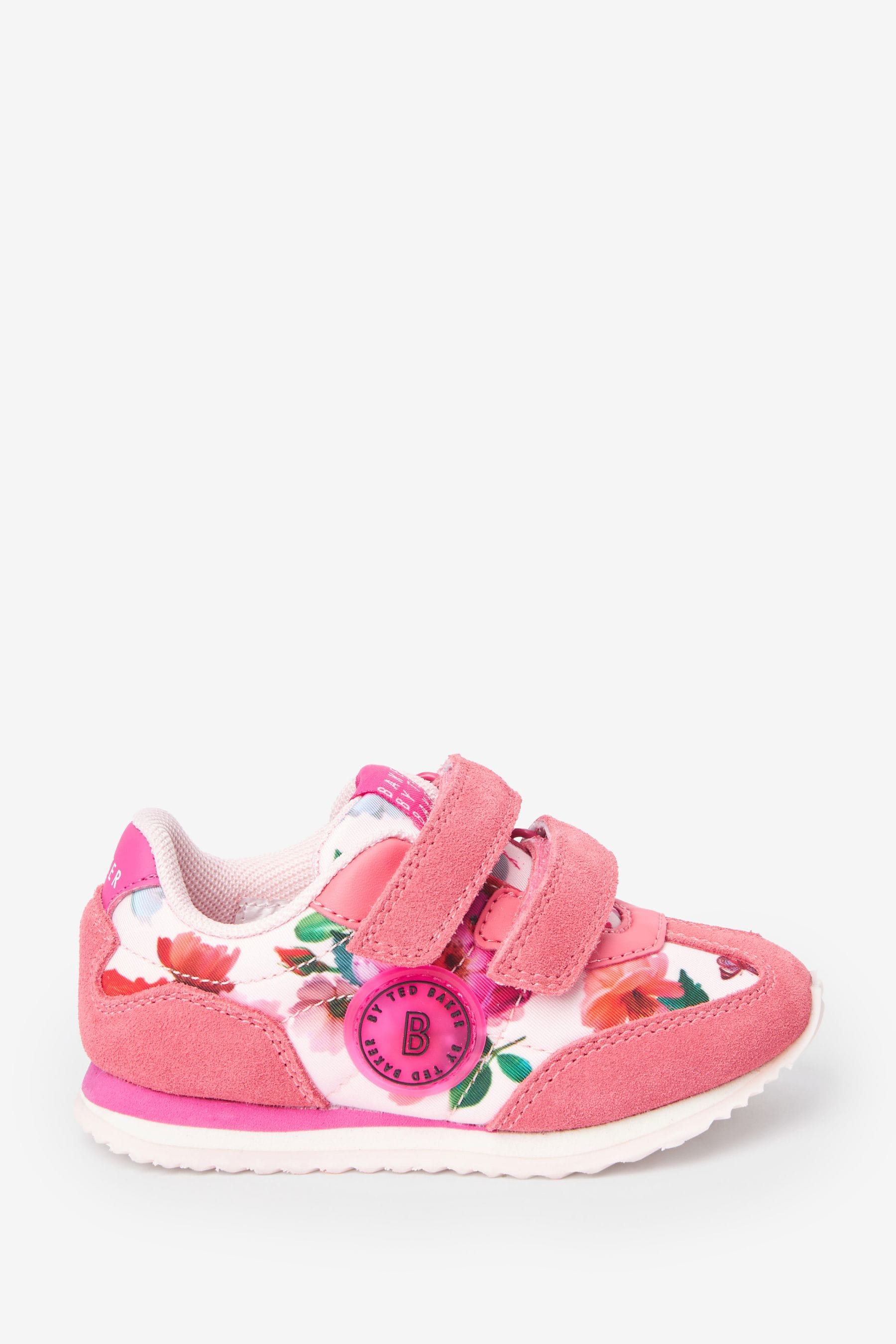 Pink Baker by Ted Baker Pink Retro Trainers