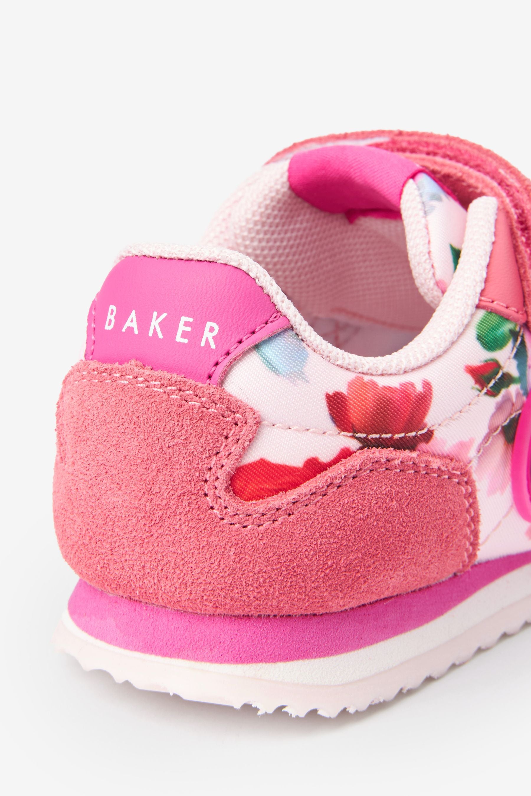 Pink Baker by Ted Baker Pink Retro Trainers