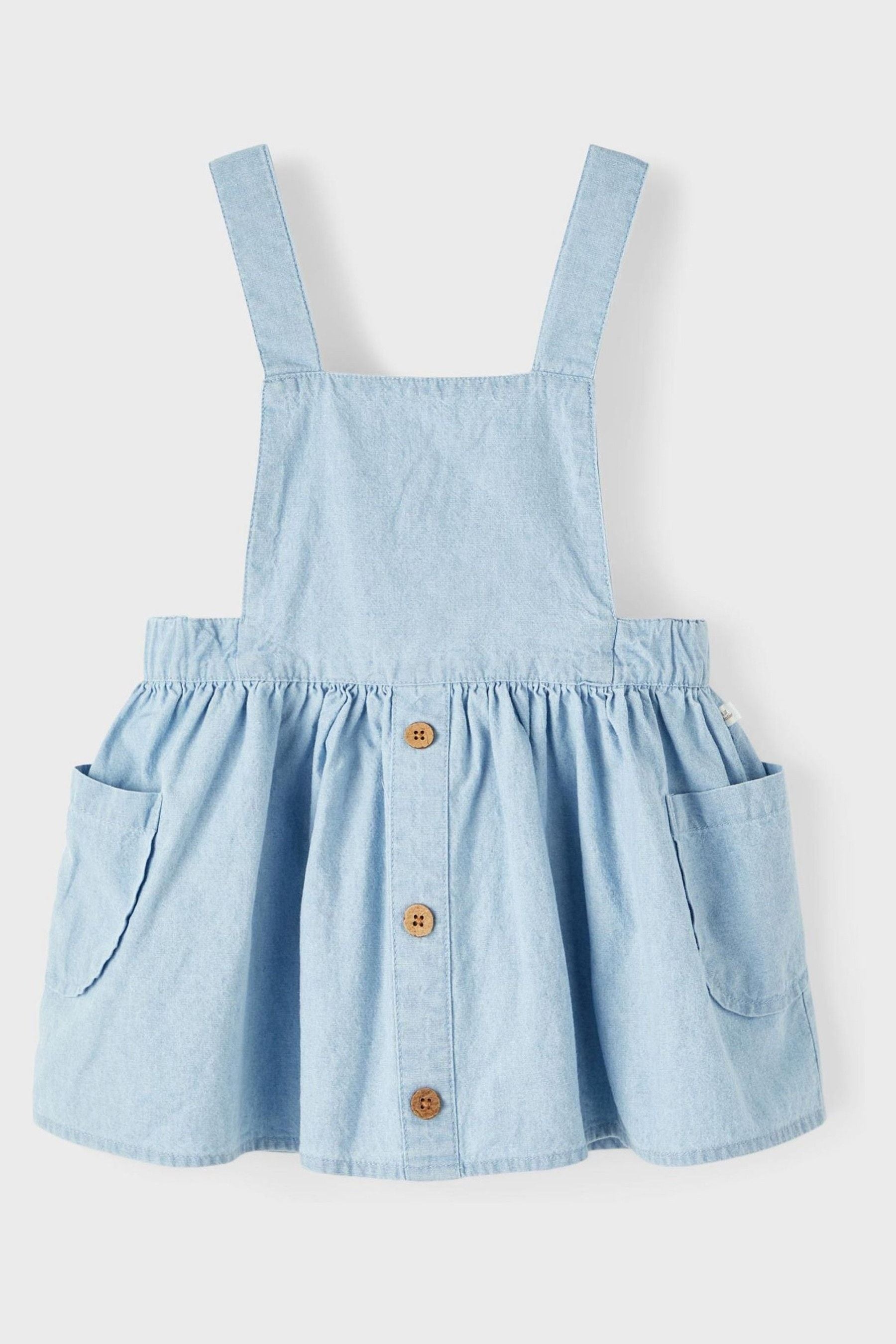 Blue Lil Atelier Blue Denim Piinafore Dress