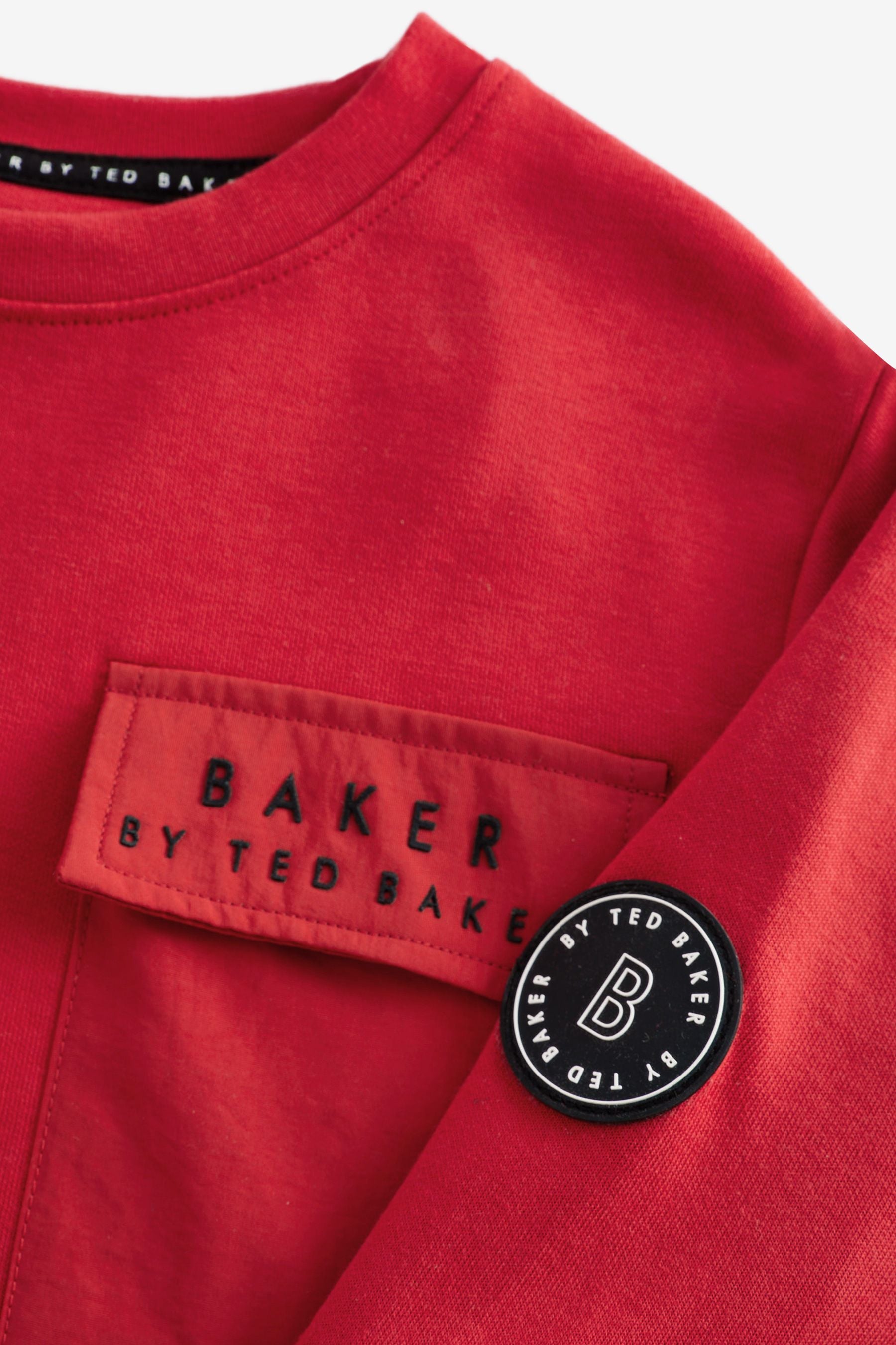 Red Baker by Ted Baker Pocket Long Sleeve T-Shirt