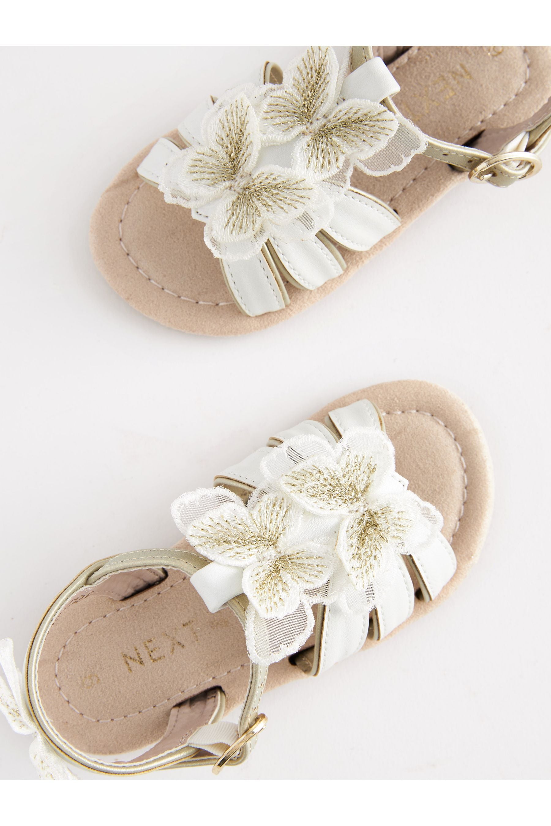 White Butterfly Sandals