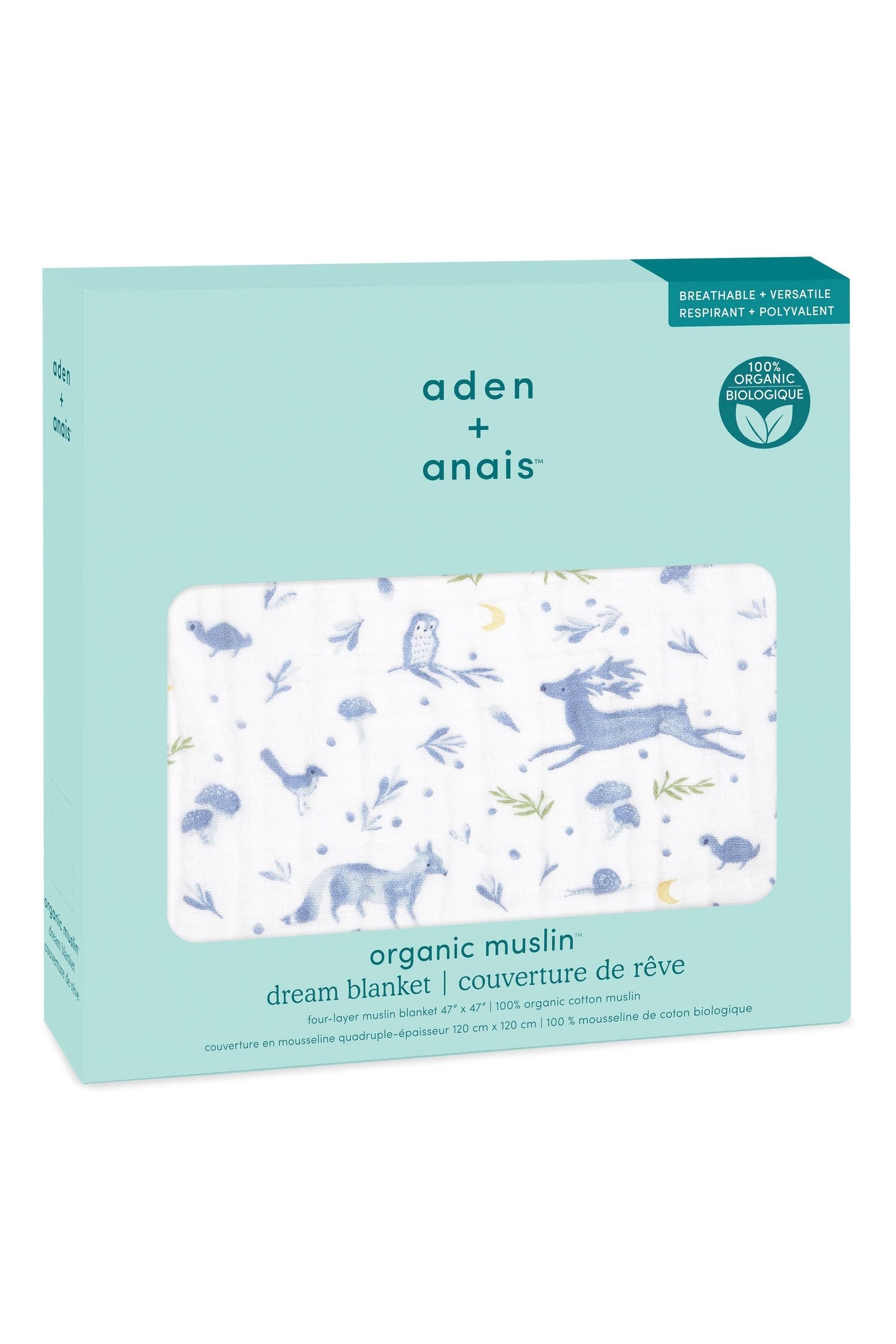 outdoor aden + anais Organic Cotton Muslin Dream Blanket