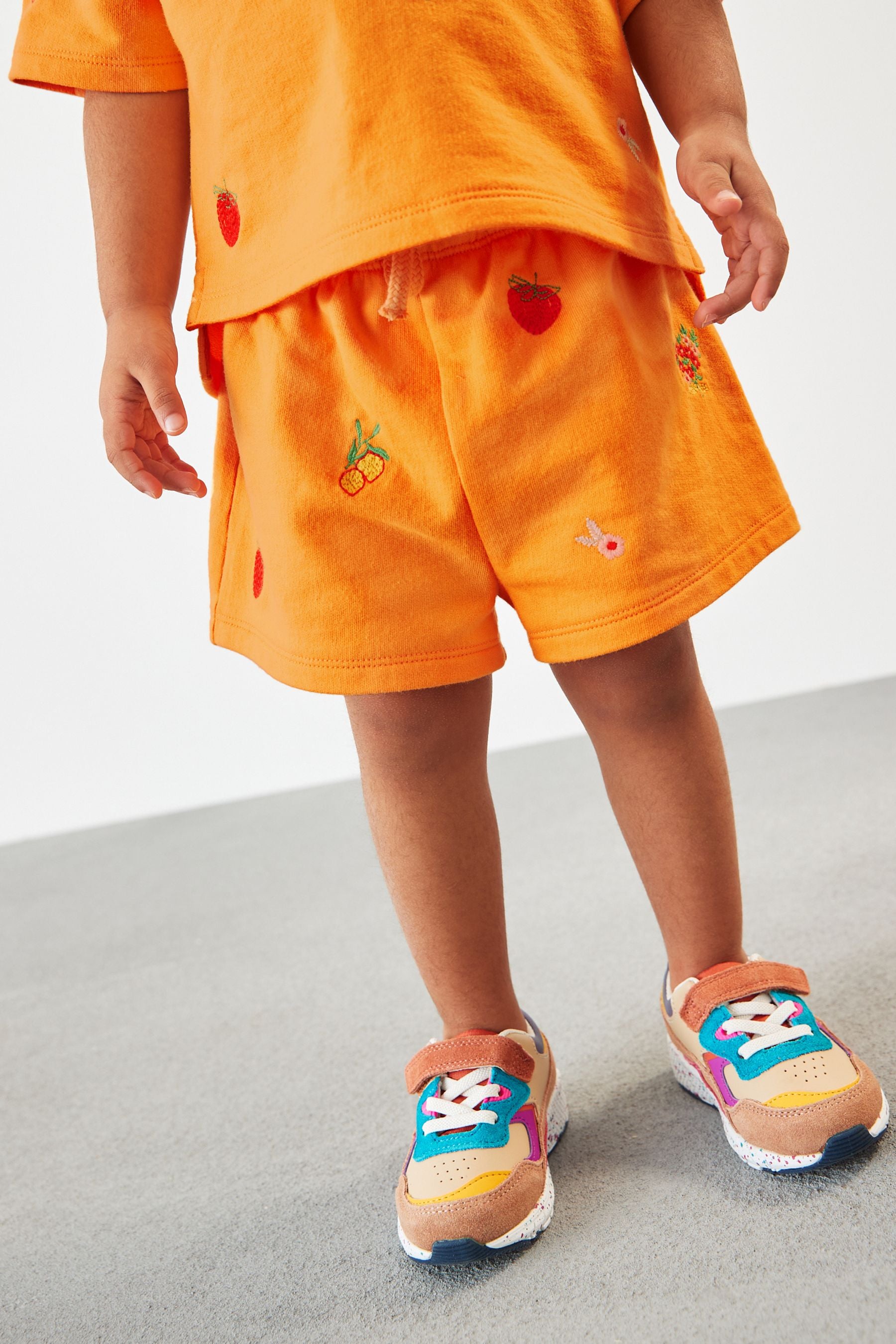 Orange T-Shirt and Short Set (3mths-7yrs)