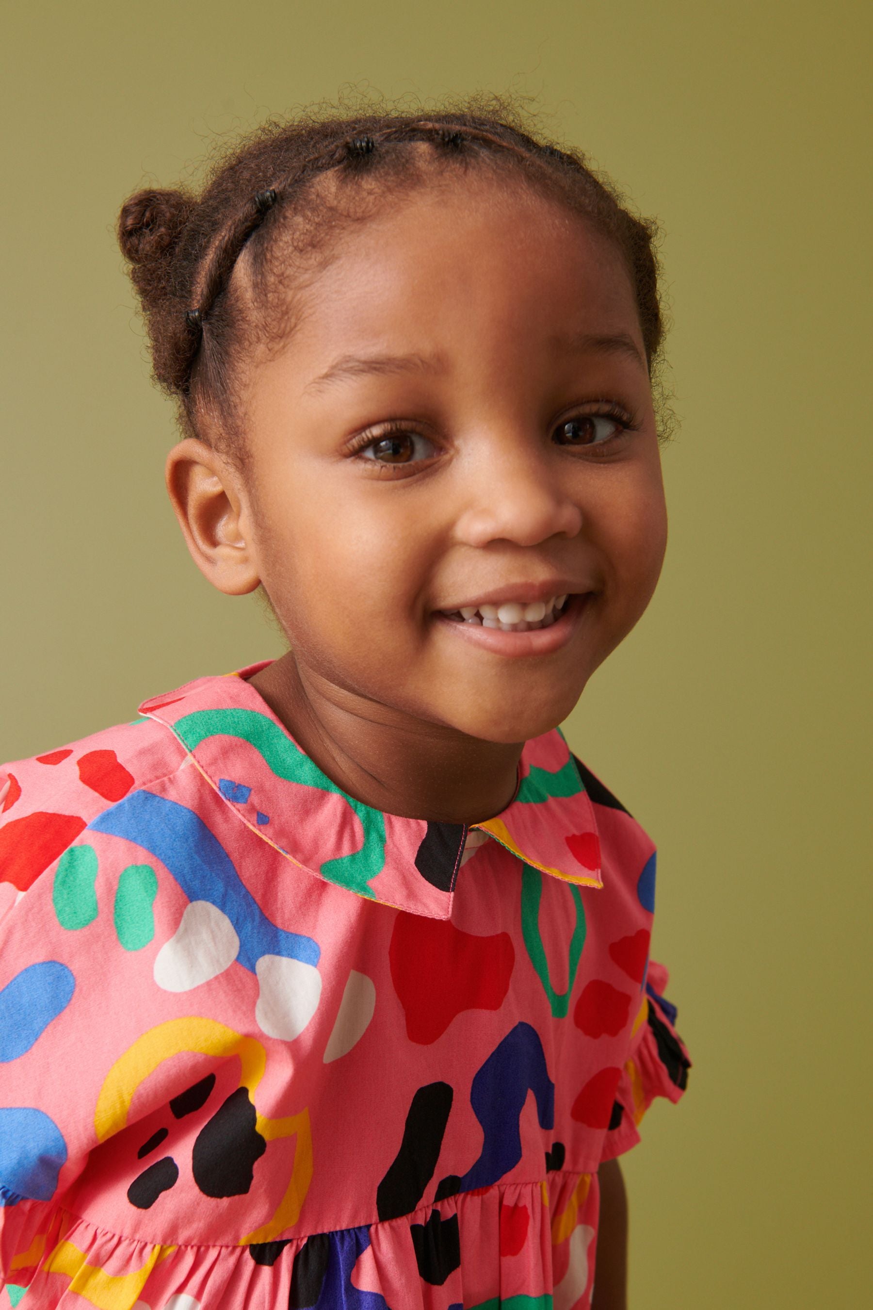 Pink Printed Cotton Blouse (12mths-8yrs)