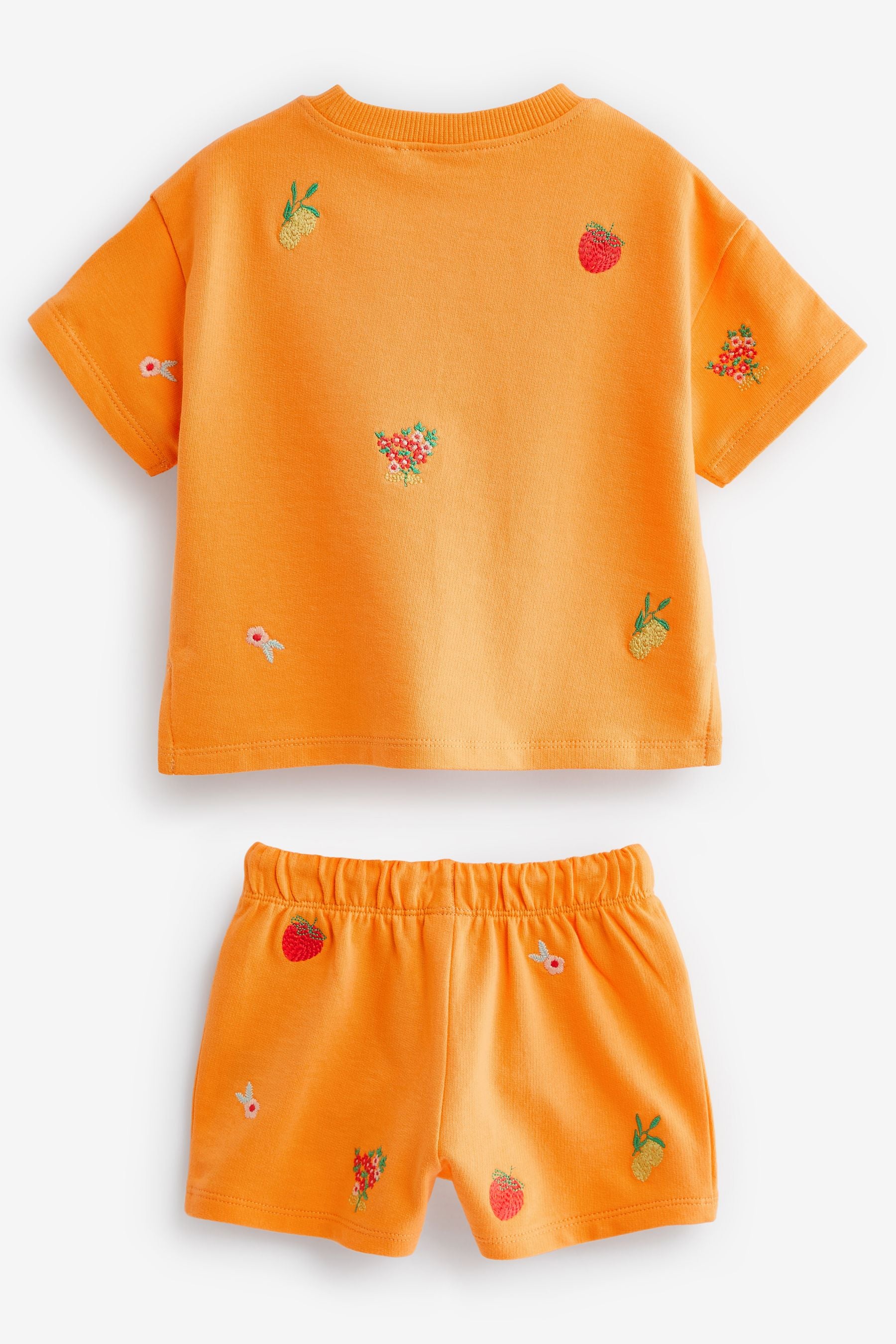 Orange T-Shirt and Short Set (3mths-7yrs)