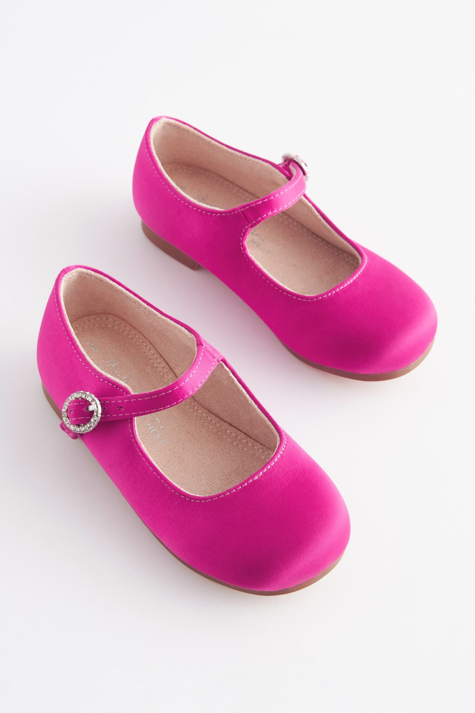 Hot Pink Bridesmaid Collection Mary Jane Occasion Shoes