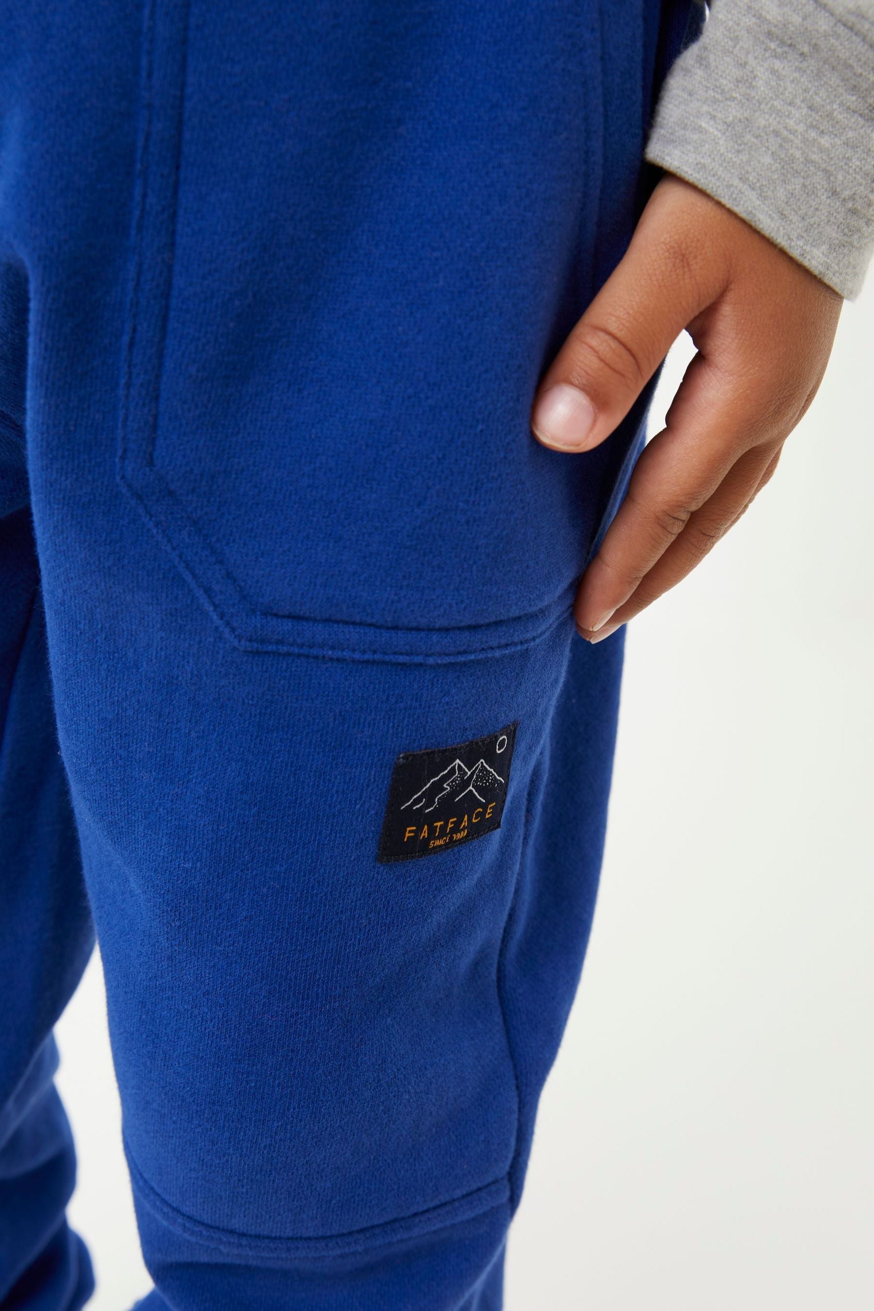 Blue FatFace Noah Knee Panel Joggers