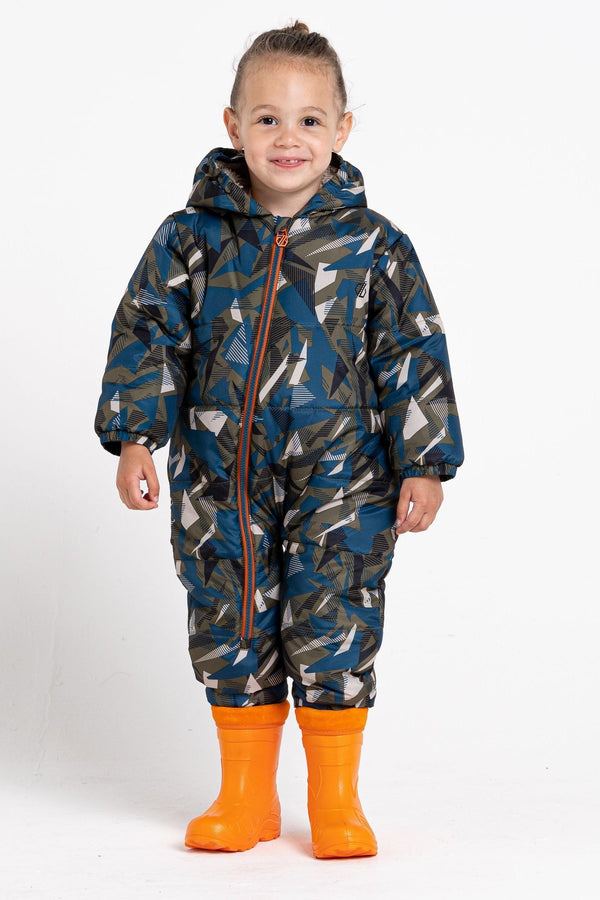 Khaki Green Dare 2b x Next Kids Toboggan Waterproof Snowsuit