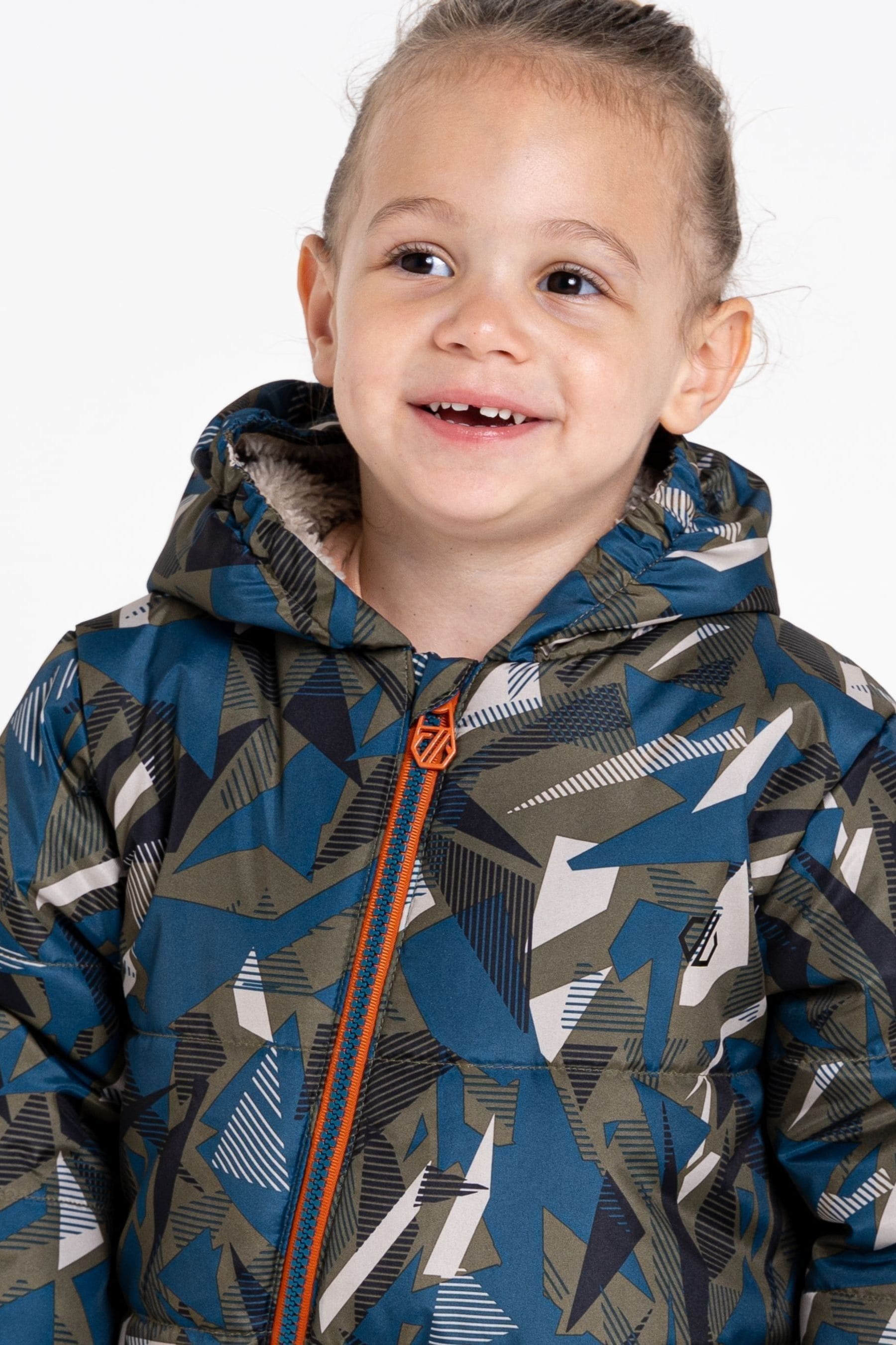 Khaki Green Dare 2b x Next Kids Toboggan Waterproof Snowsuit