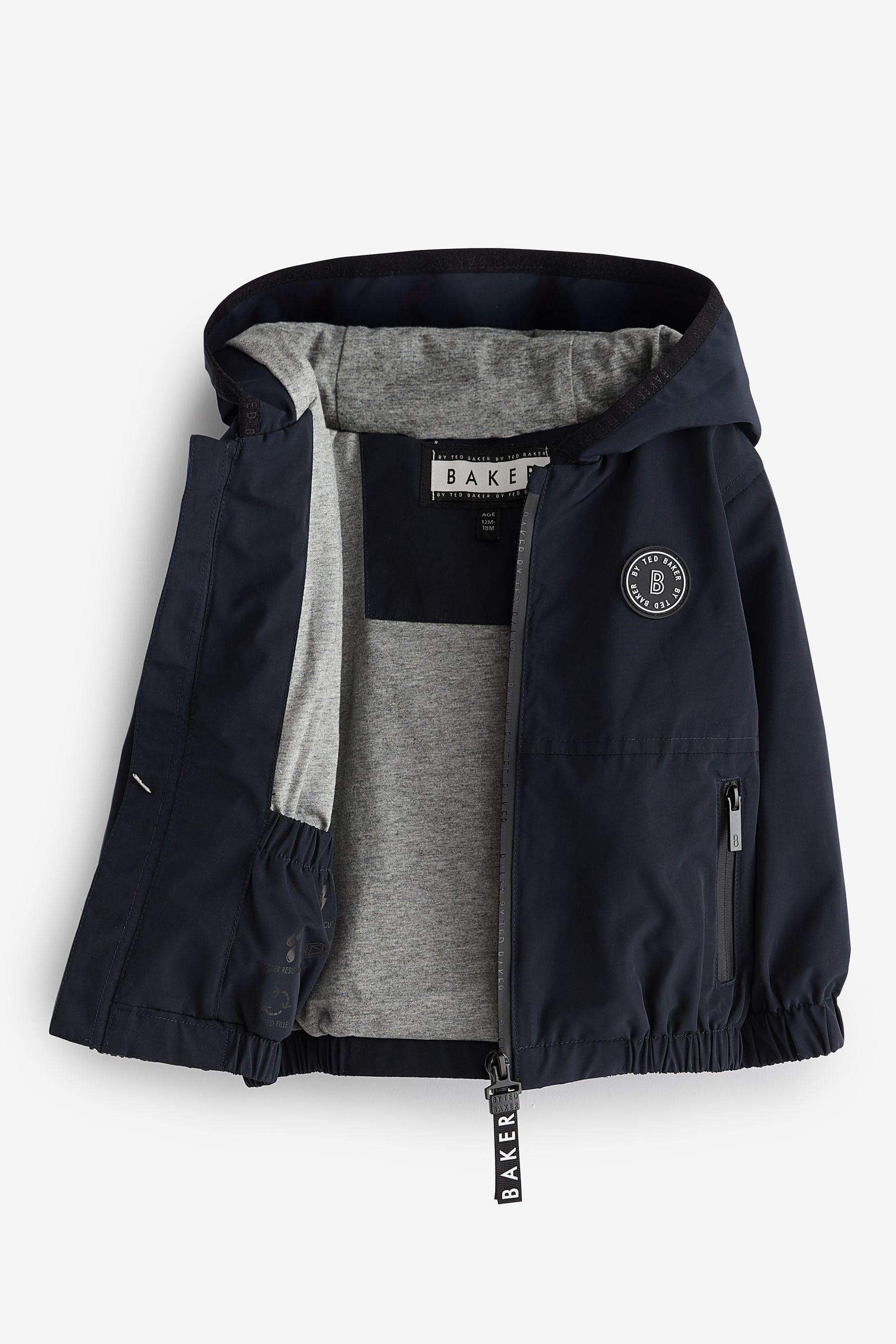 Navy Shower Resistant Navy Casual Jacket