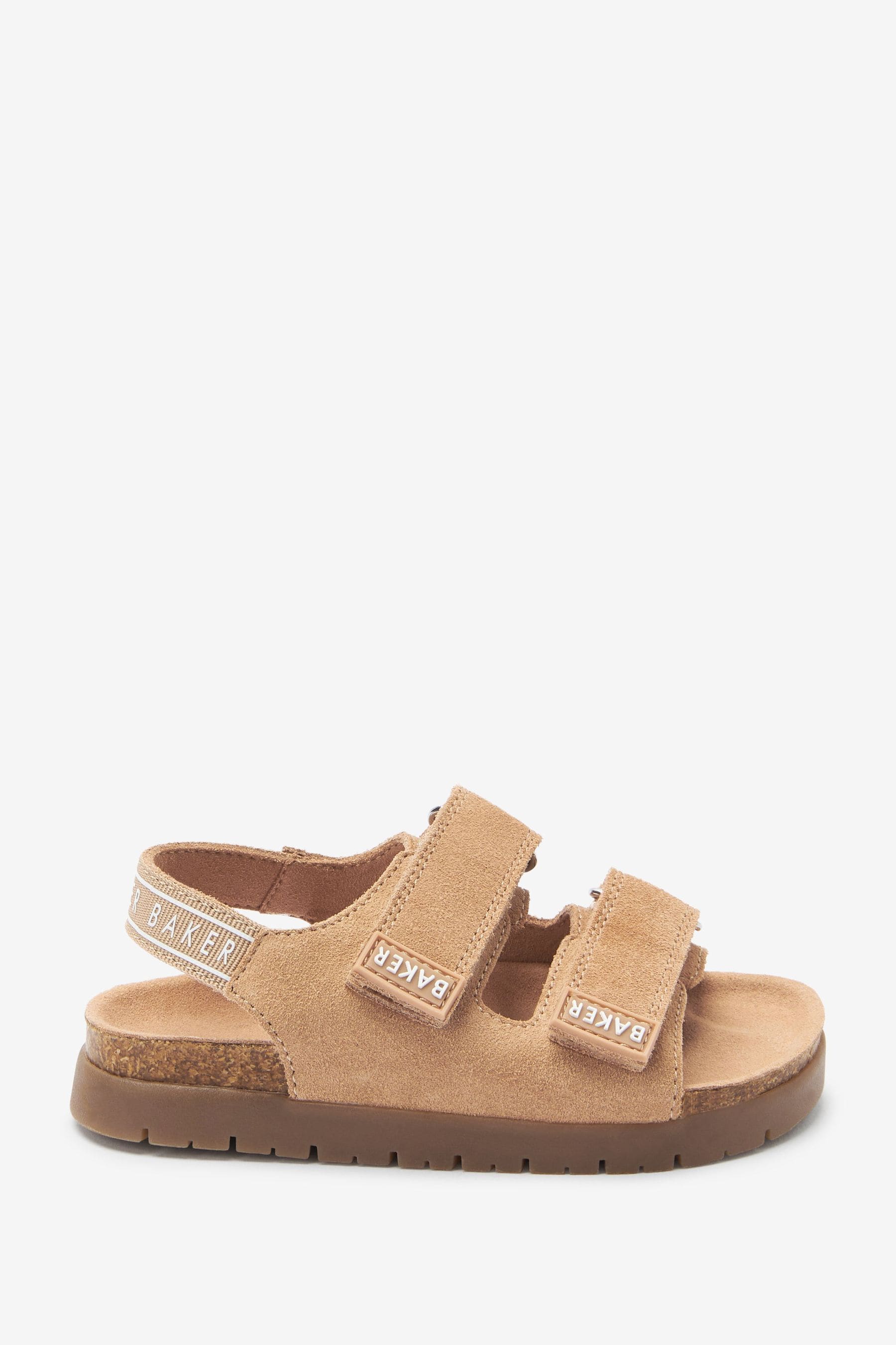 Brown Baker by Ted Baker Brown Footbed Sandals