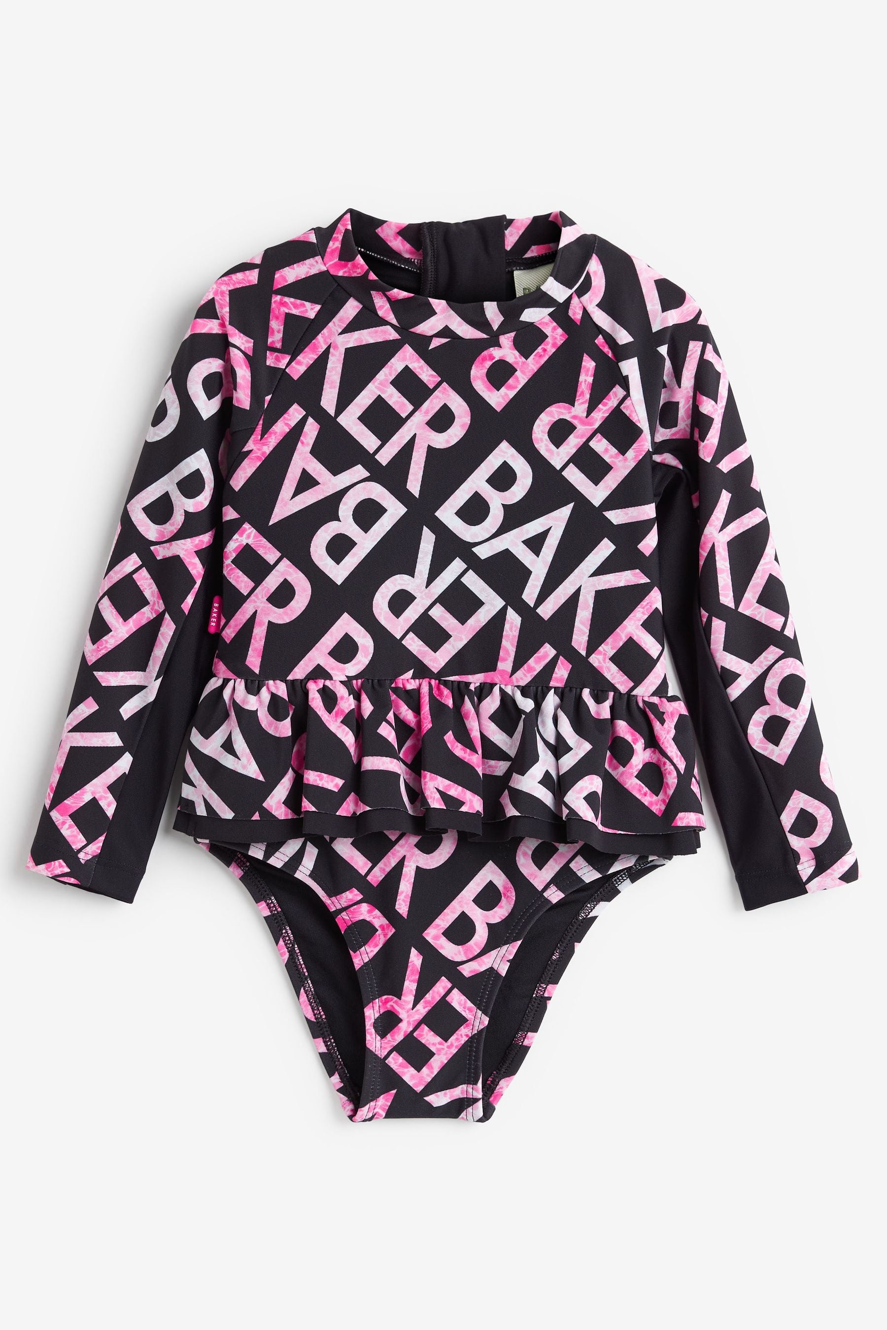 Pink Baker by Ted Baker Pink Logo Swimsuit