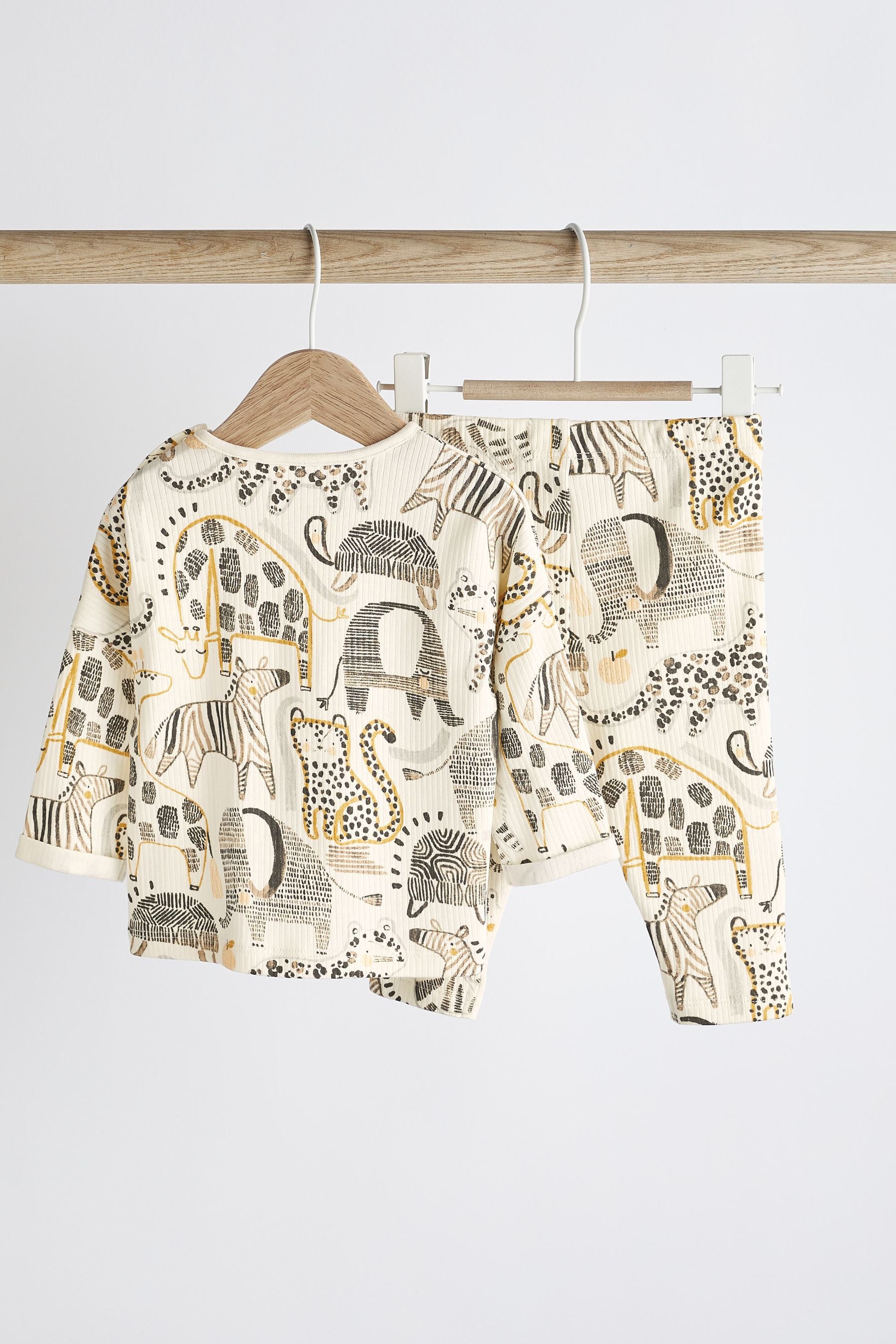 Monochrome Safari 2 Piece Baby T-Shirt And Leggings Set (0mths-2yrs)