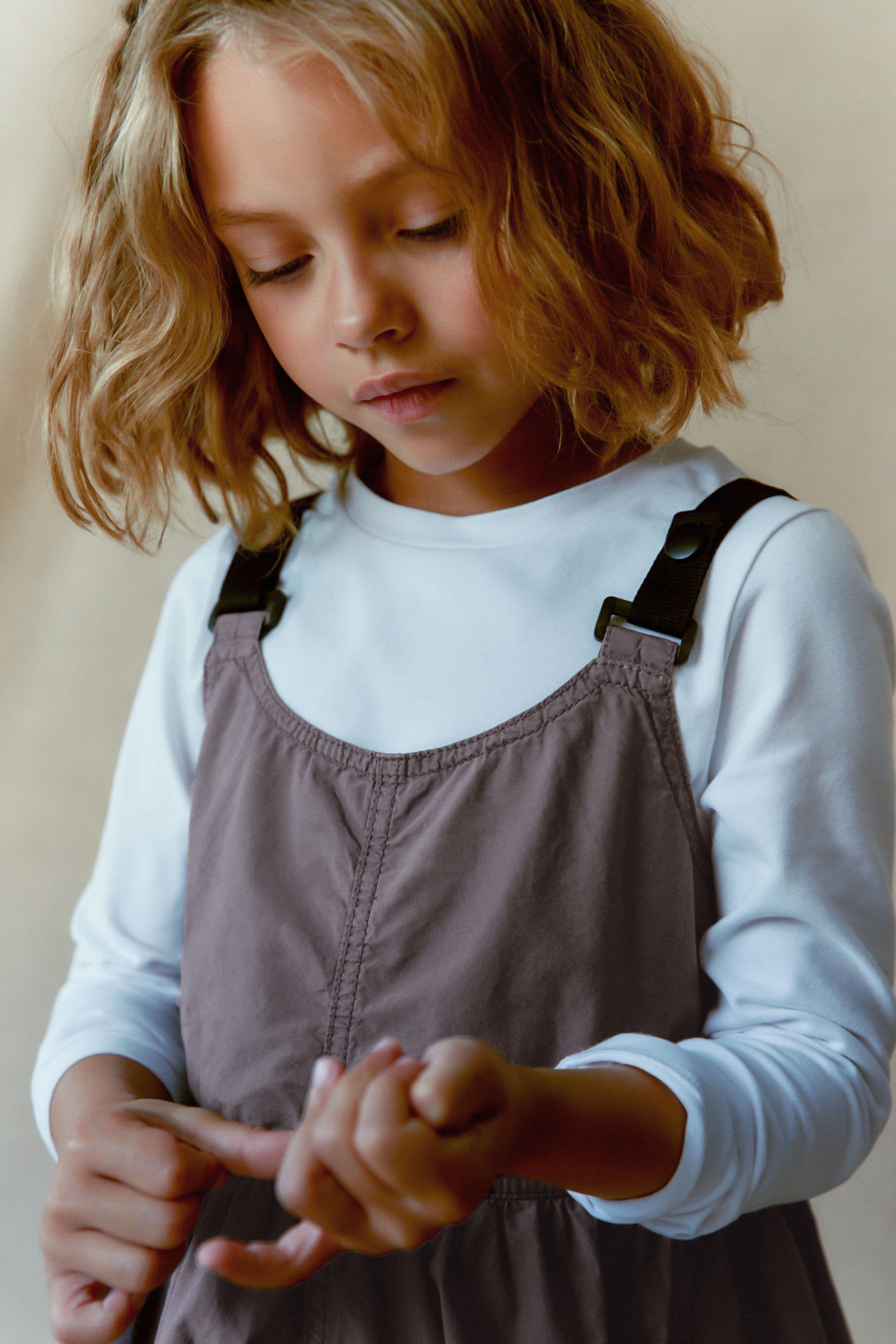 Grey Utility Pinafore Dress (3-16yrs)