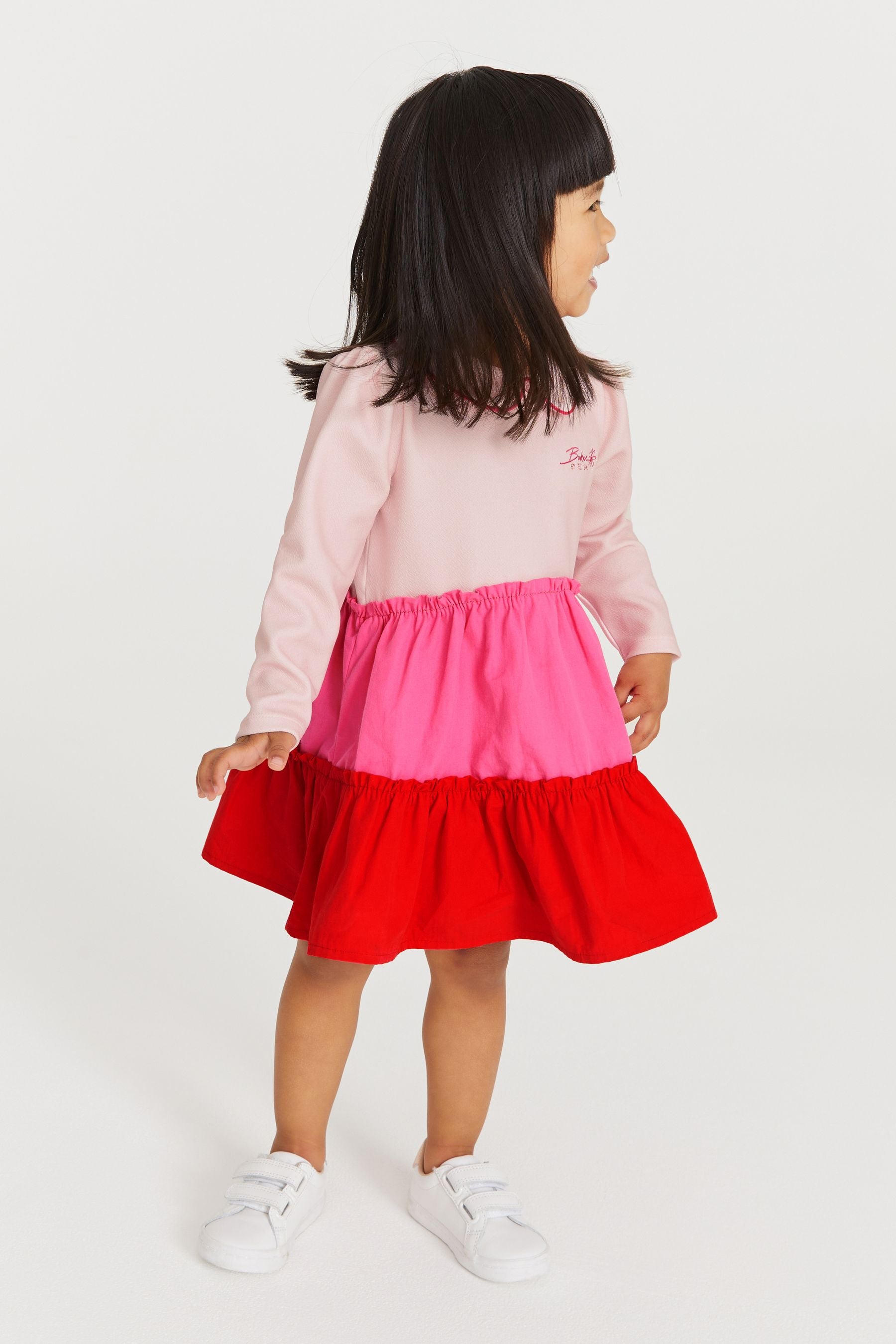 Pink/Red Baker by Ted Baker Pink & Red Colourblock Dress