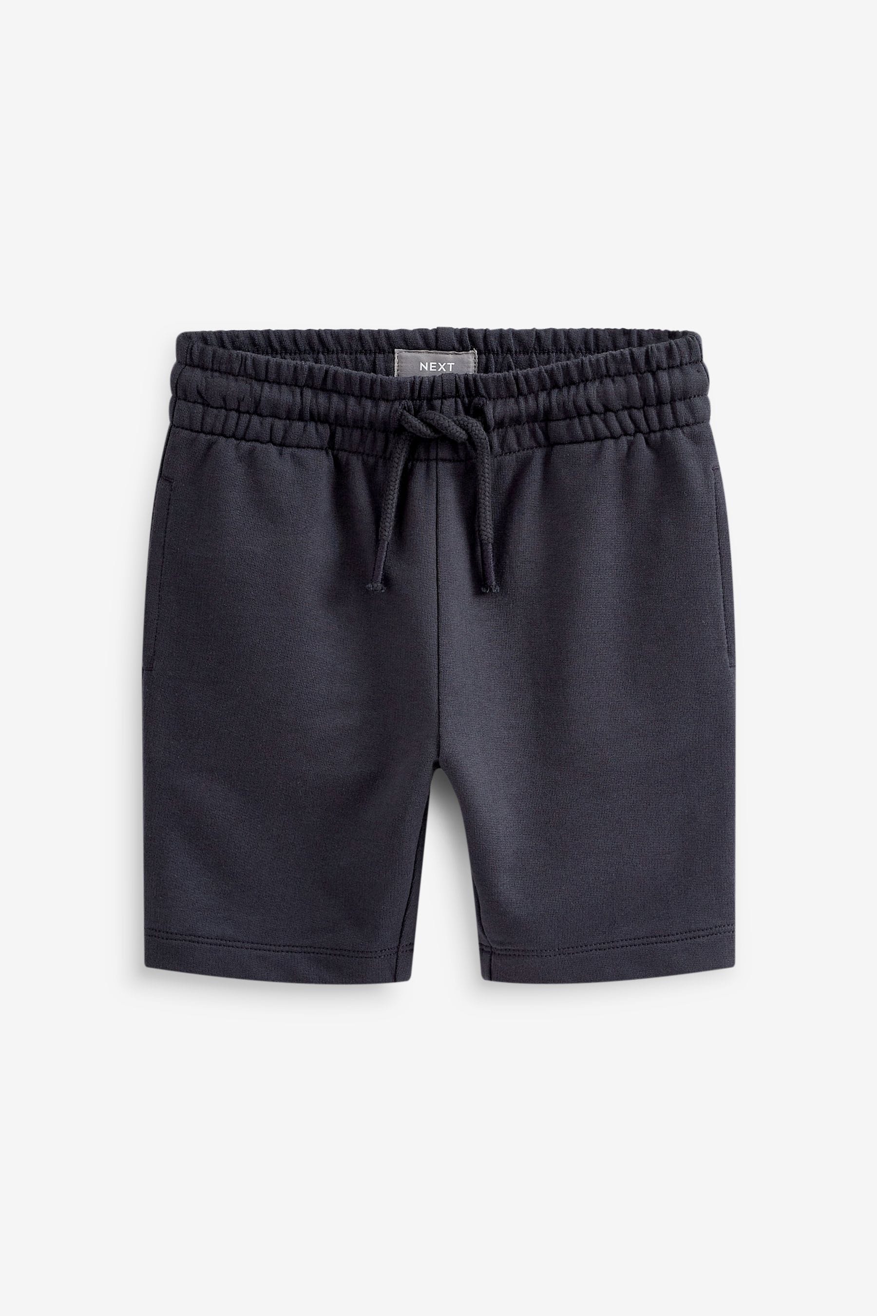 Navy Blue Longline Jersey Shorts (3mths-7yrs)