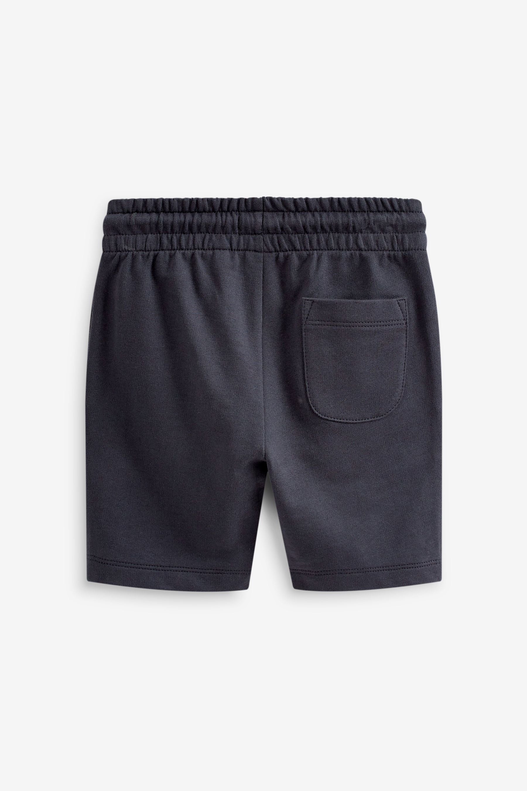 Navy Blue Longline Jersey Shorts (3mths-7yrs)