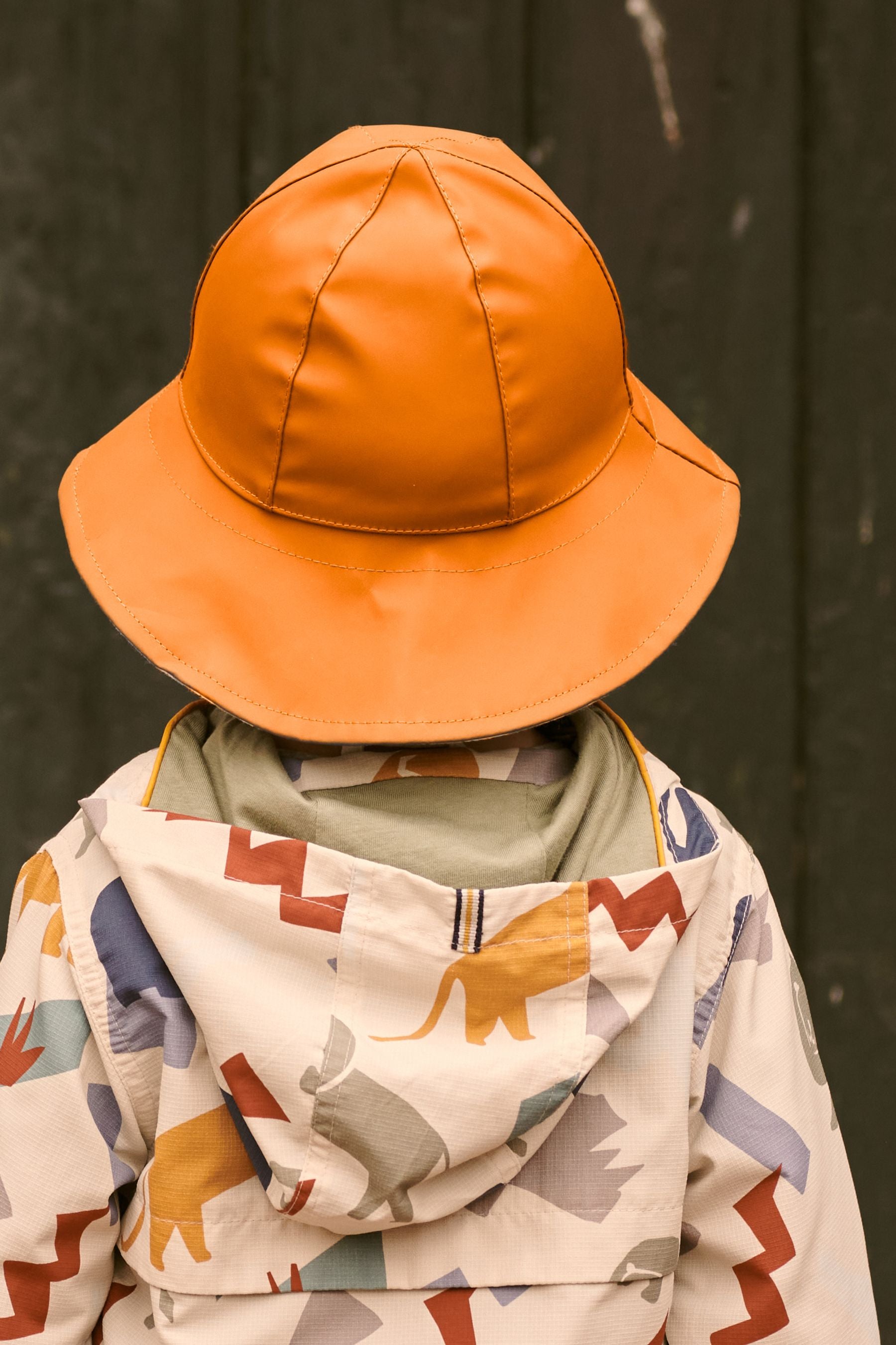 Orange Rain Hat (3mths-10yrs)