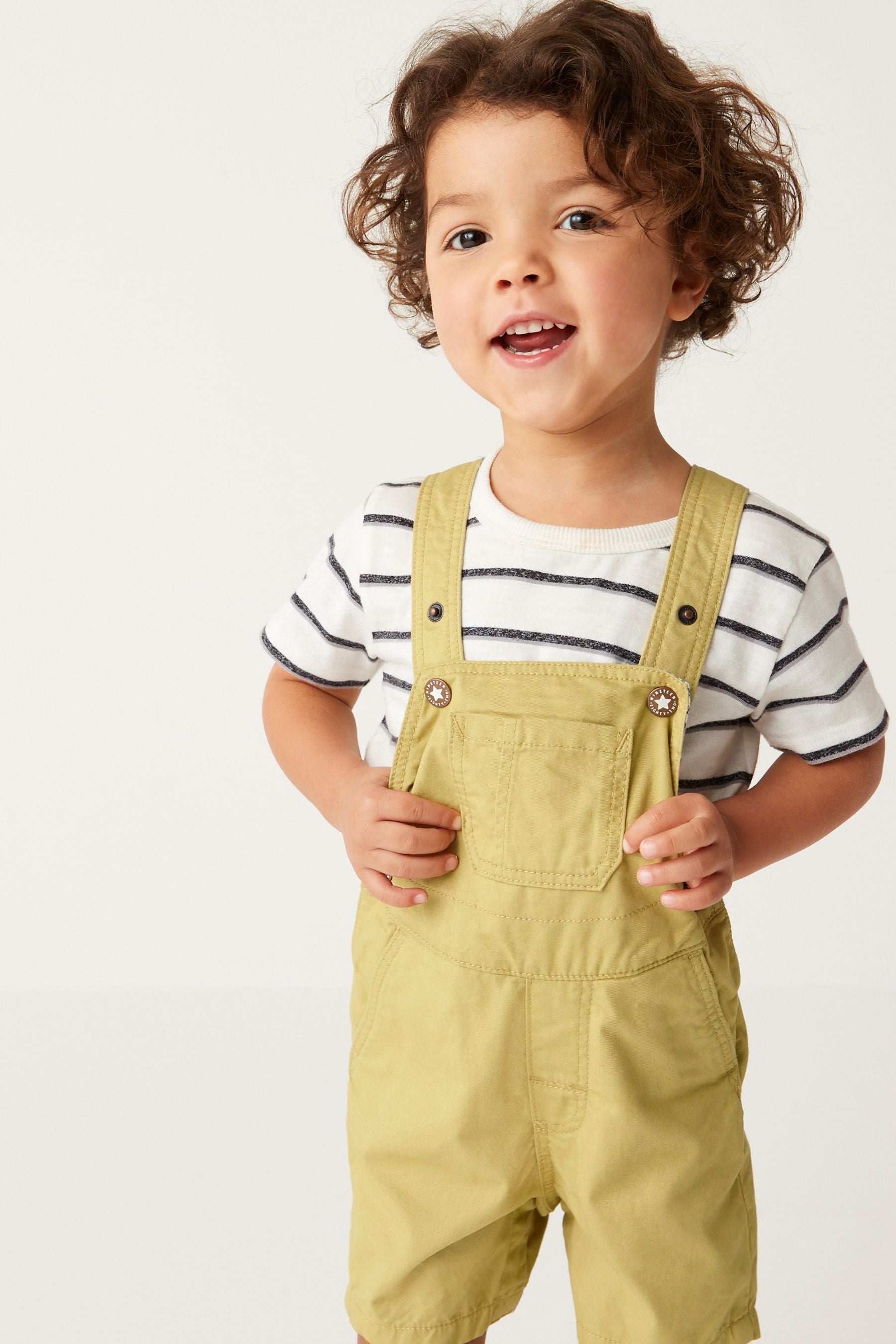 Ochre Yellow Dungaree (3mths-7yrs)