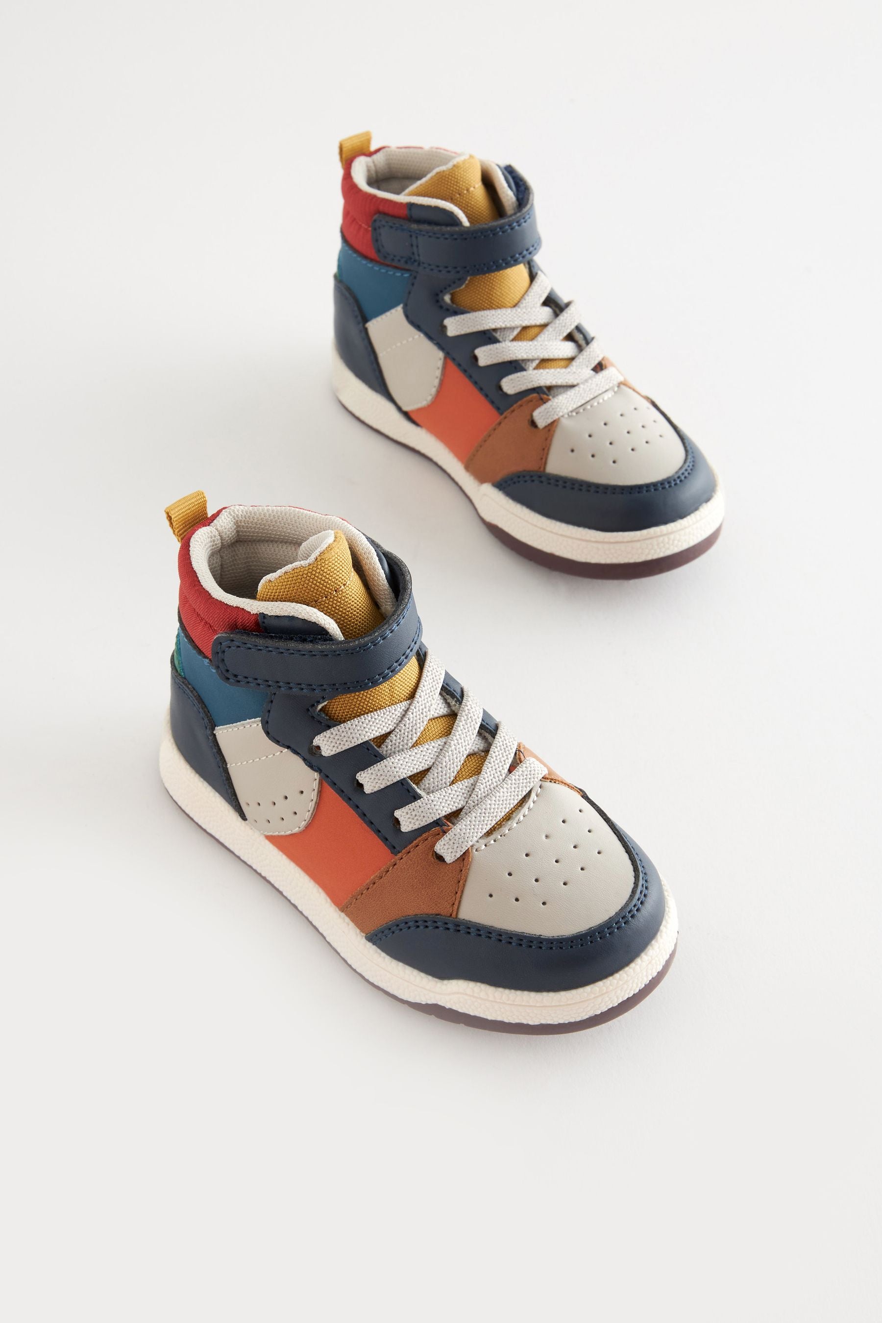 Multi Bright High Top Trainers