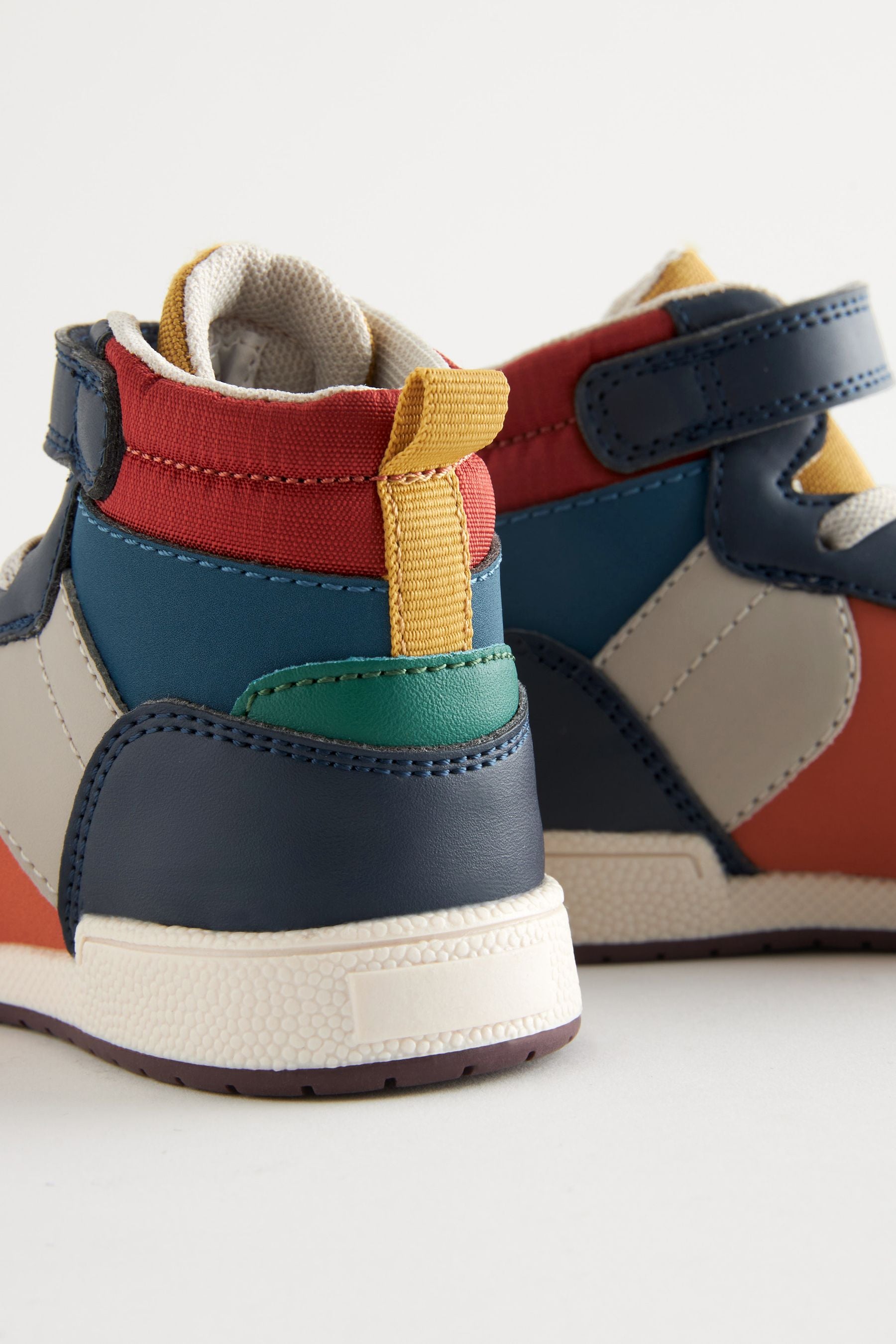 Multi Bright High Top Trainers