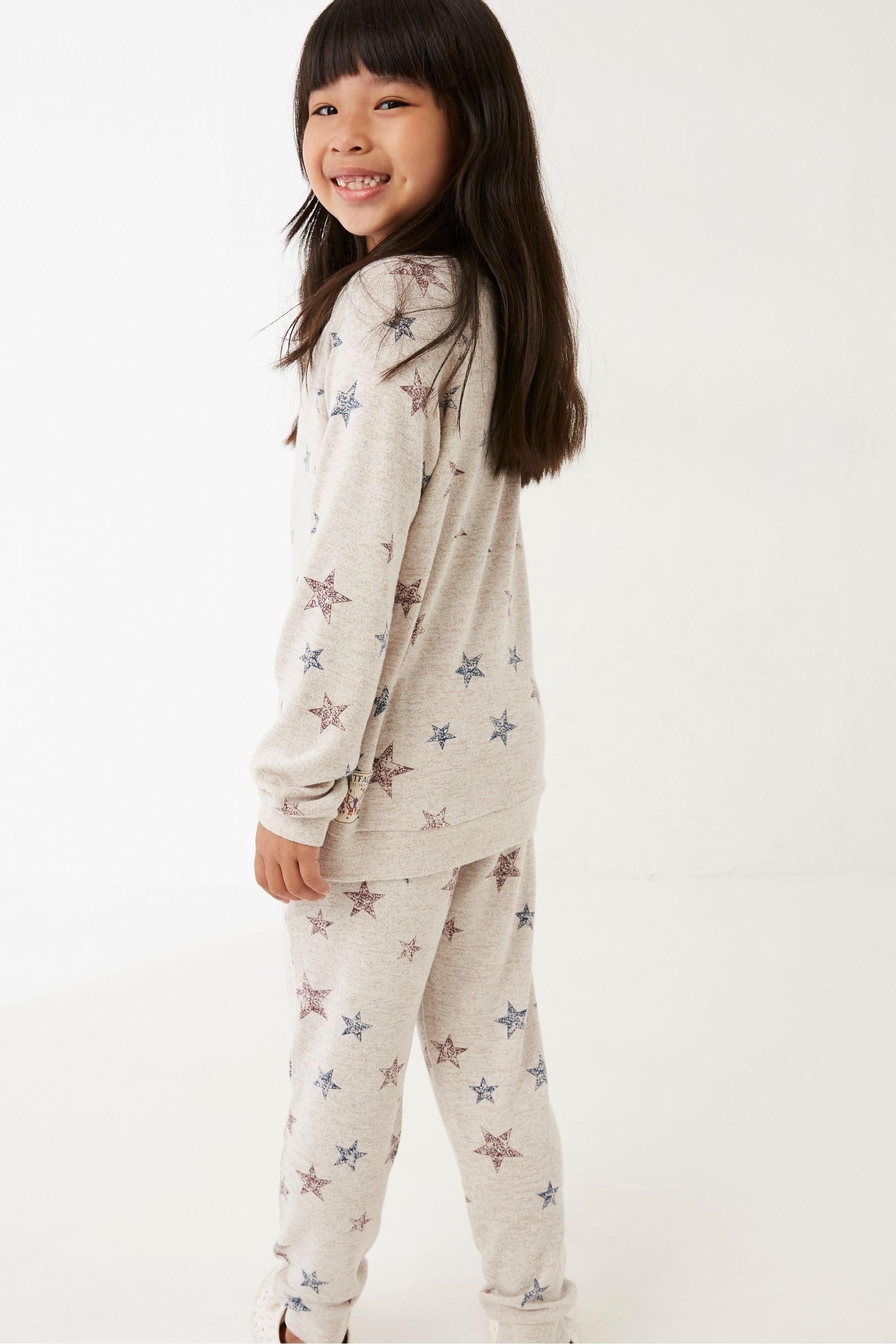 Natural FatFace Natural Star Loungewear Set