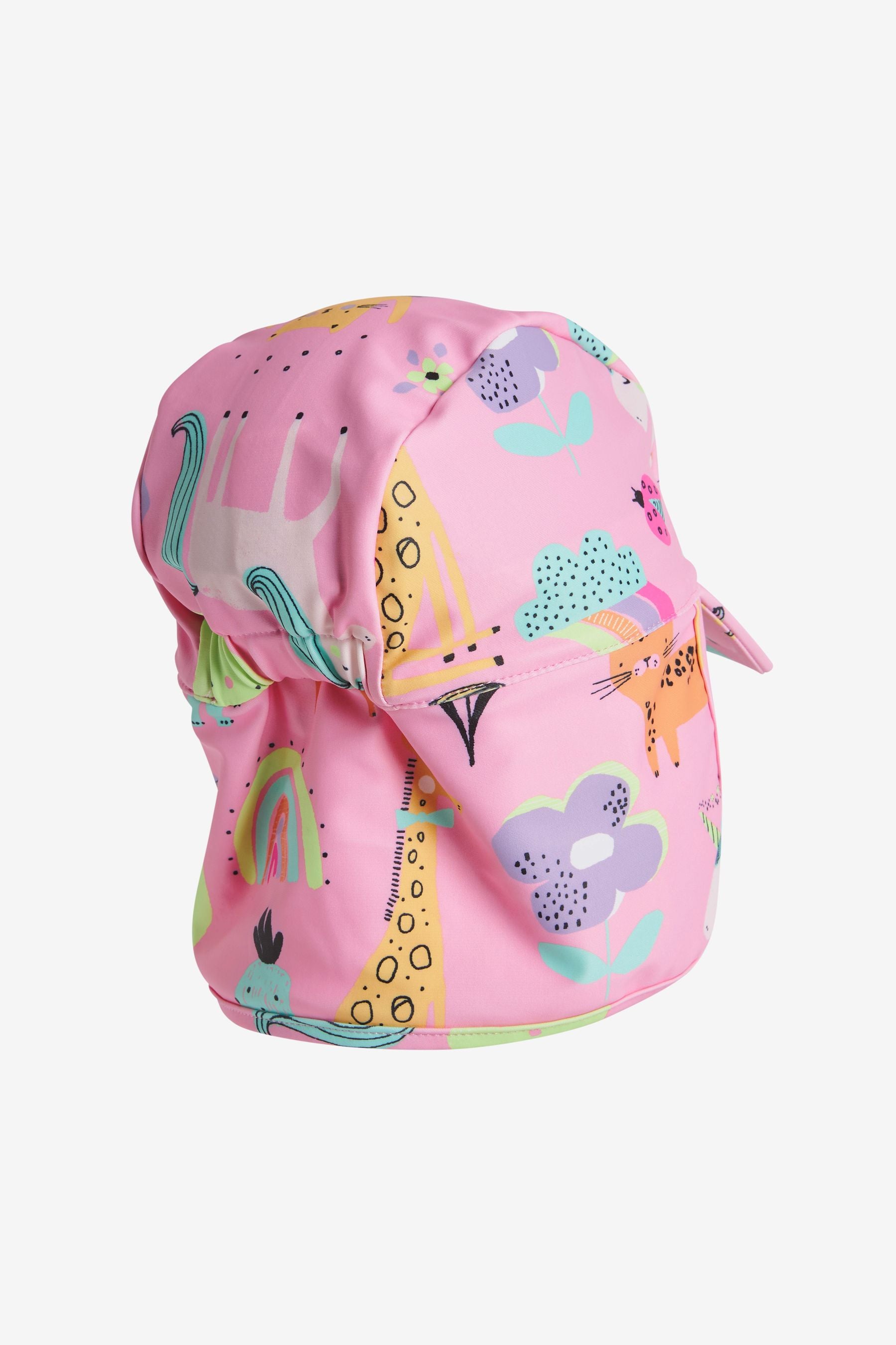 Pink Unicorn Swim Legionnaire Cap (3mths-10yrs)