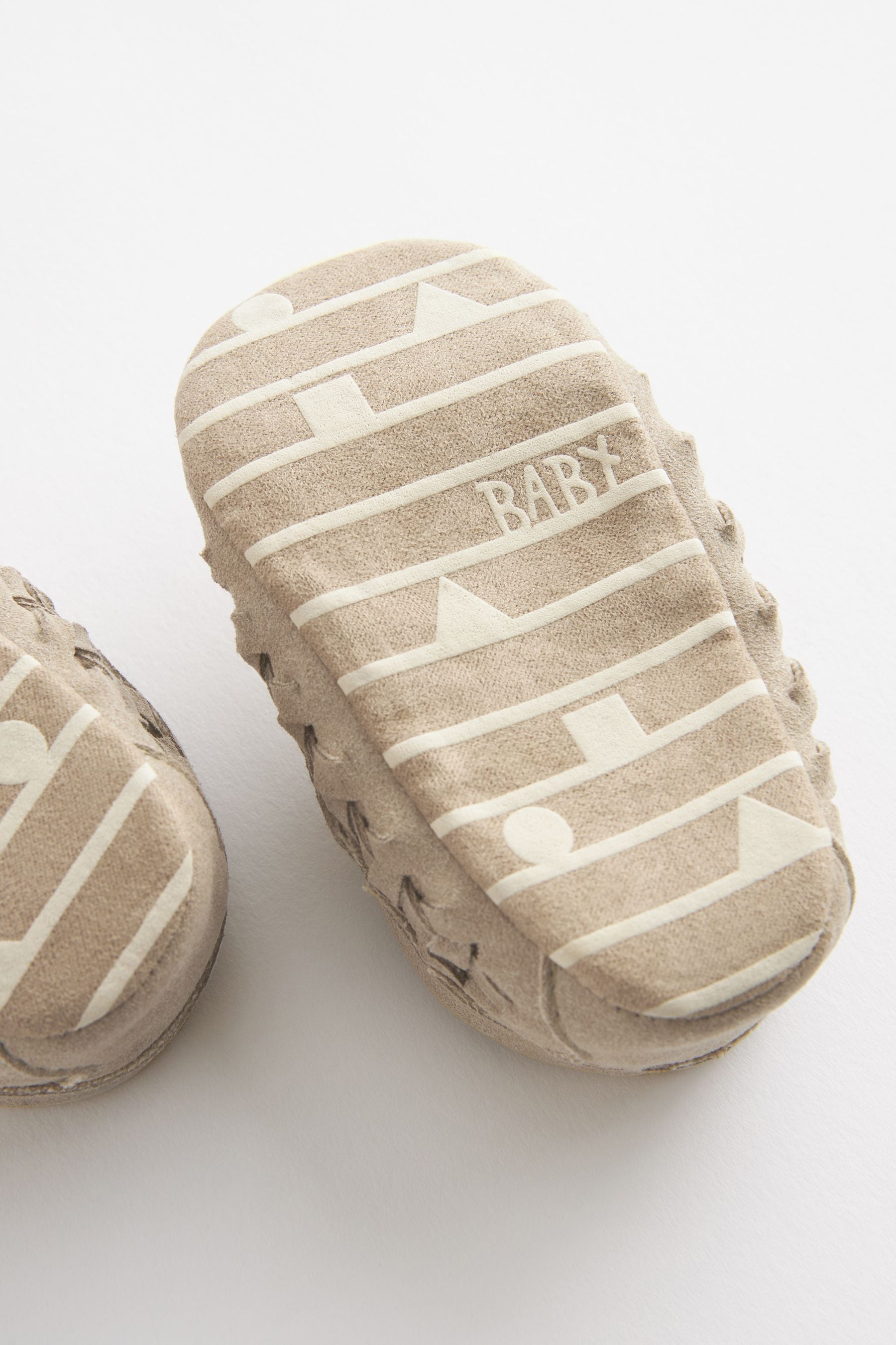 Sage Green Woven Baby Loafers (0-24mths)