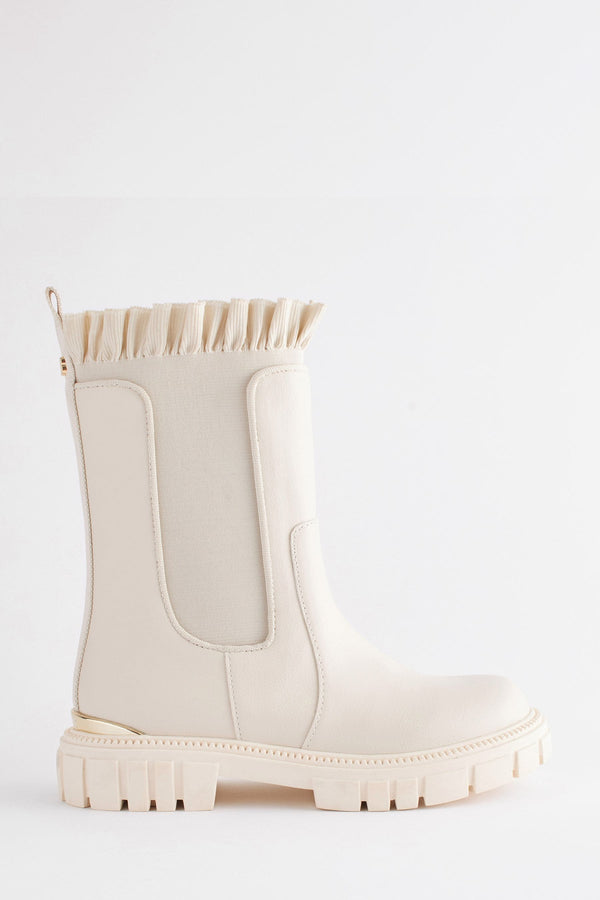 Bone Baker by Ted Baker	Girls Tall Frilled Boots