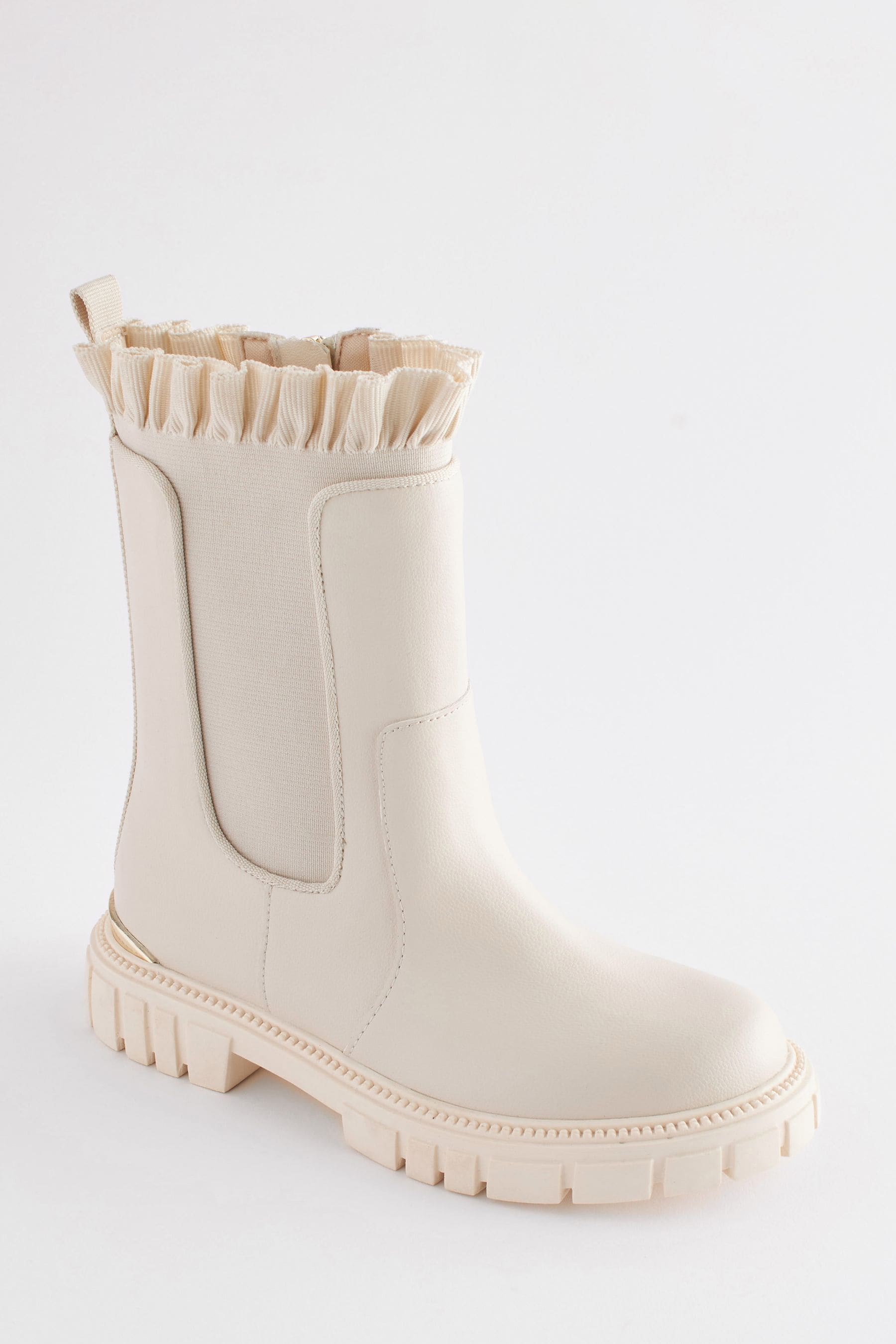 Bone Baker by Ted Baker	Girls Tall Frilled Boots