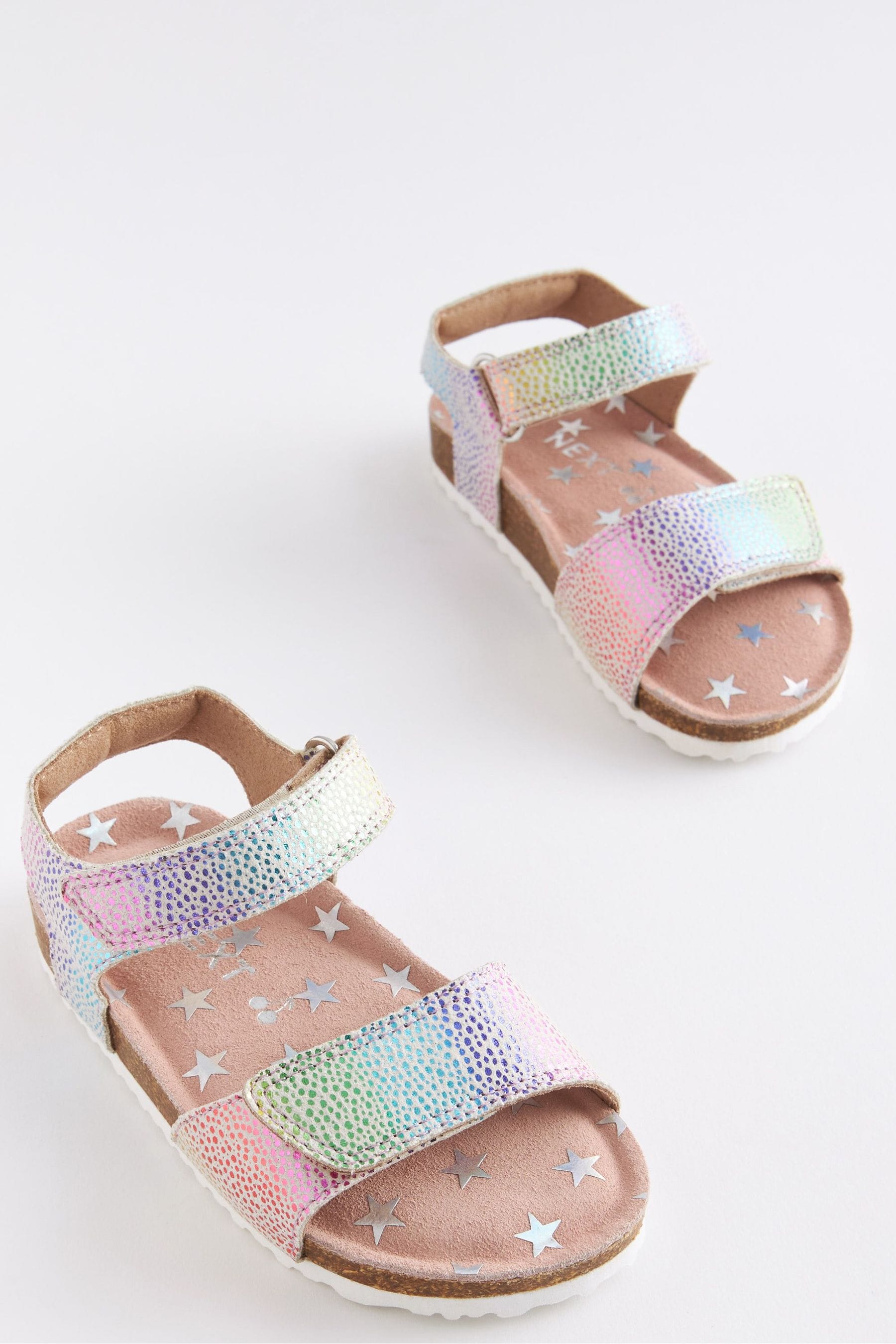 Pink Rainbow Corkbed Sandals