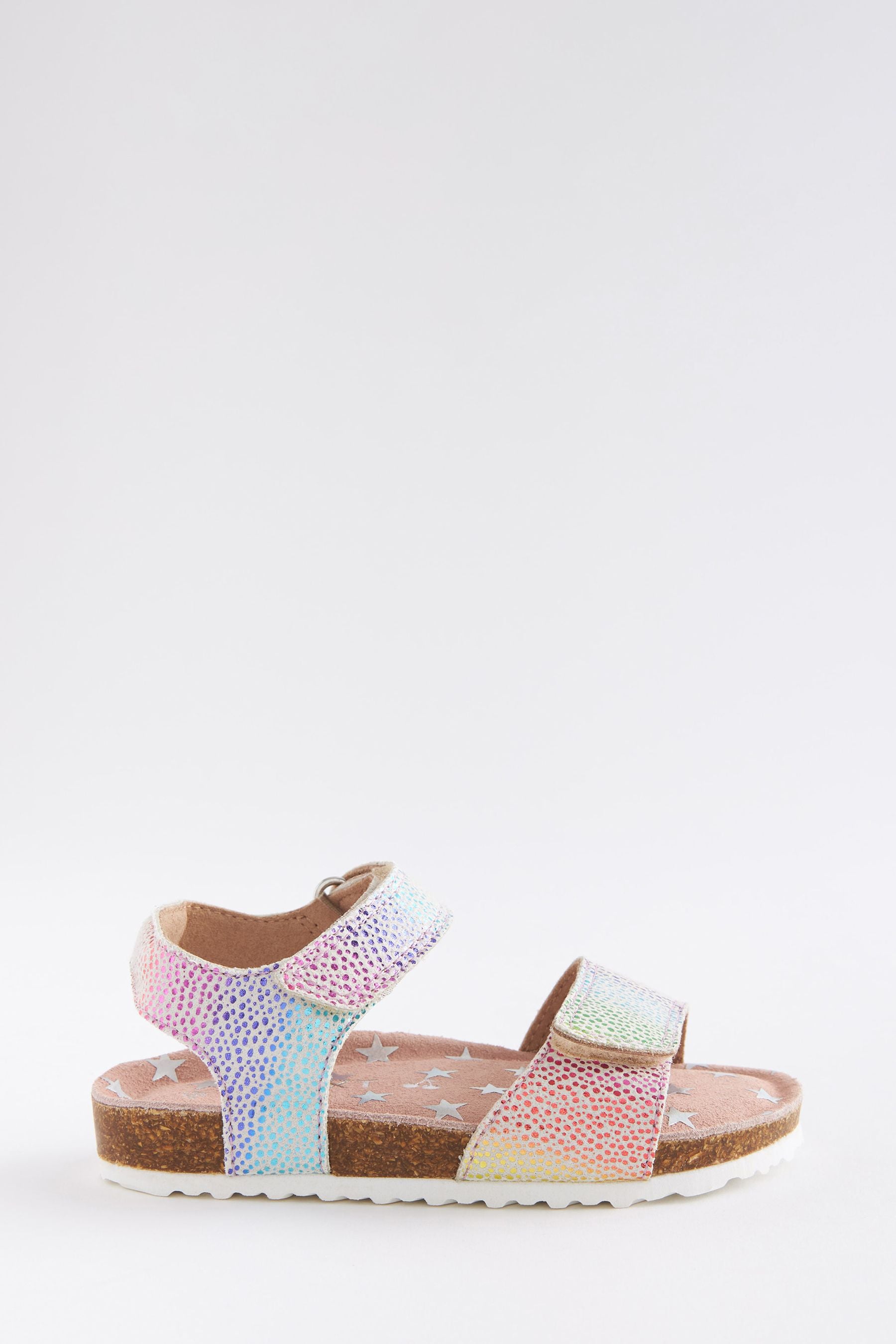 Pink Rainbow Corkbed Sandals