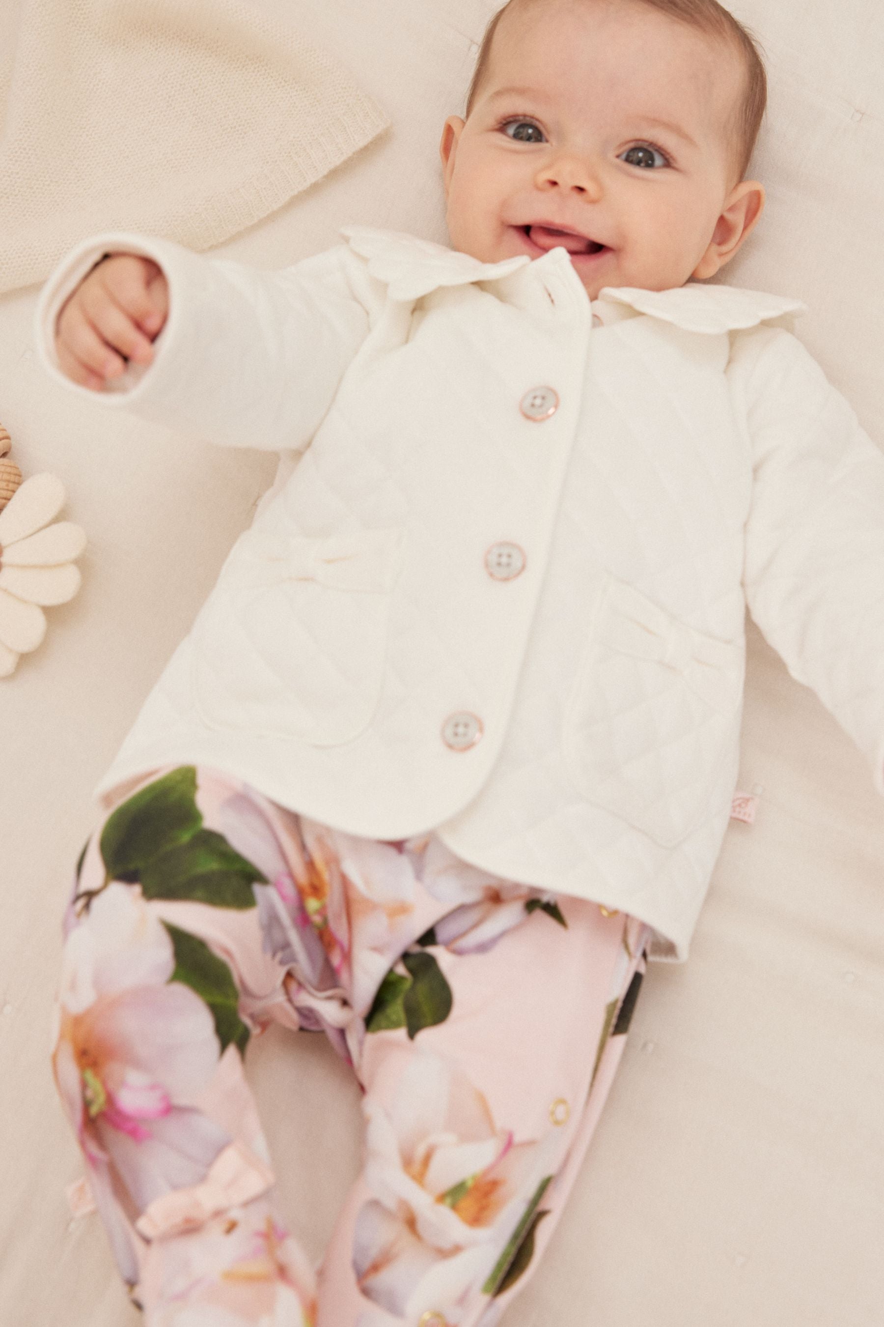 Ted baker store baby quilted jacket