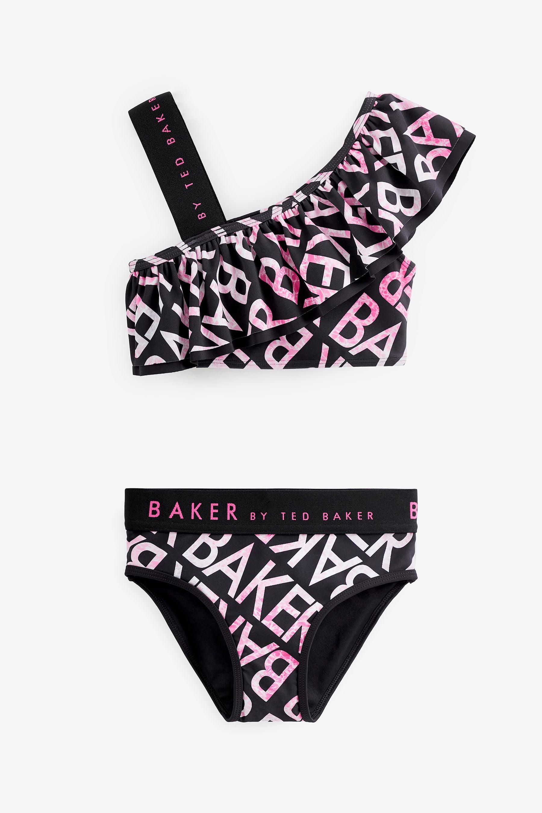 Baker by Ted Baker Frilled Logo Bikini