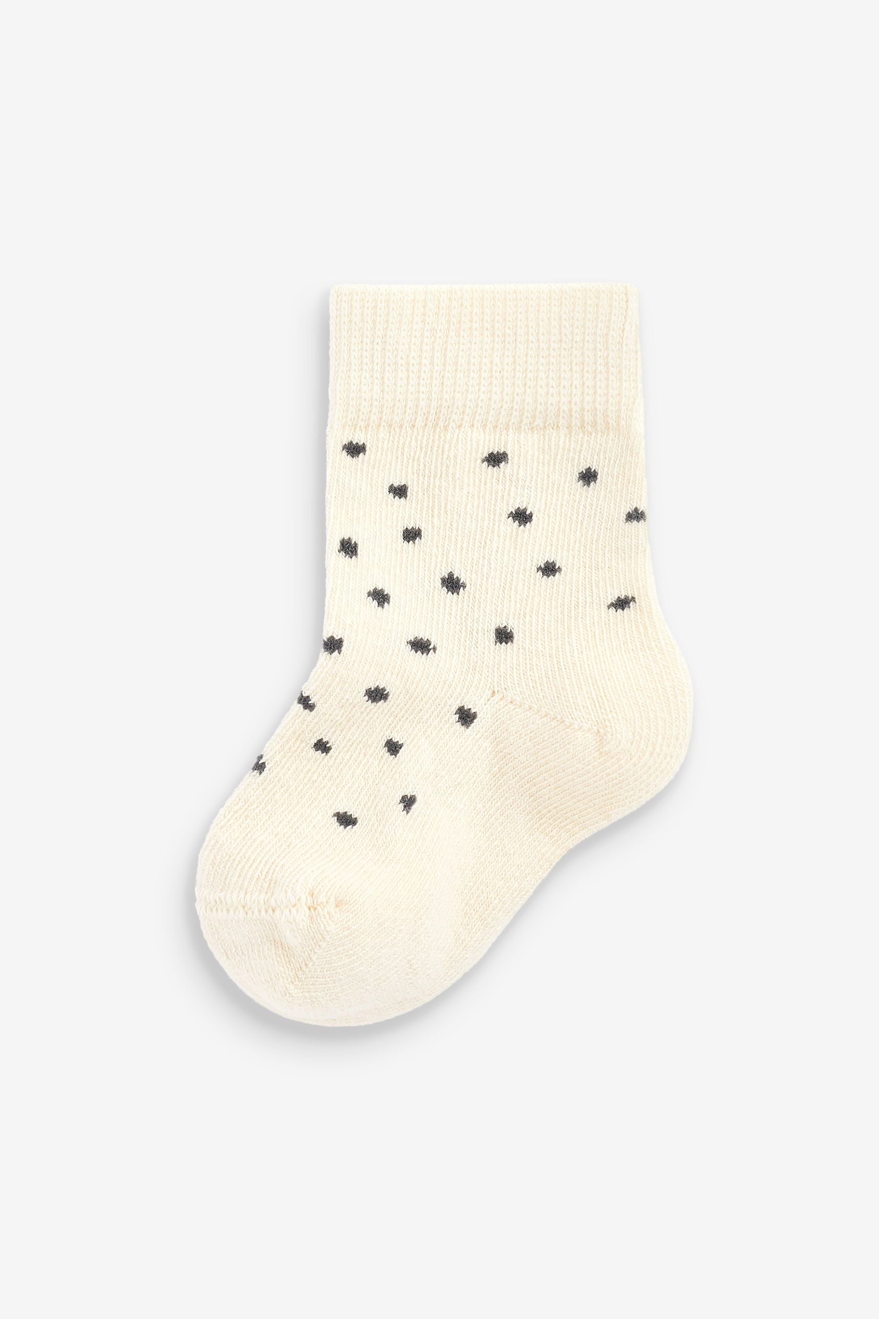 Beige Baby Socks 5 Pack (0mths-2yrs)