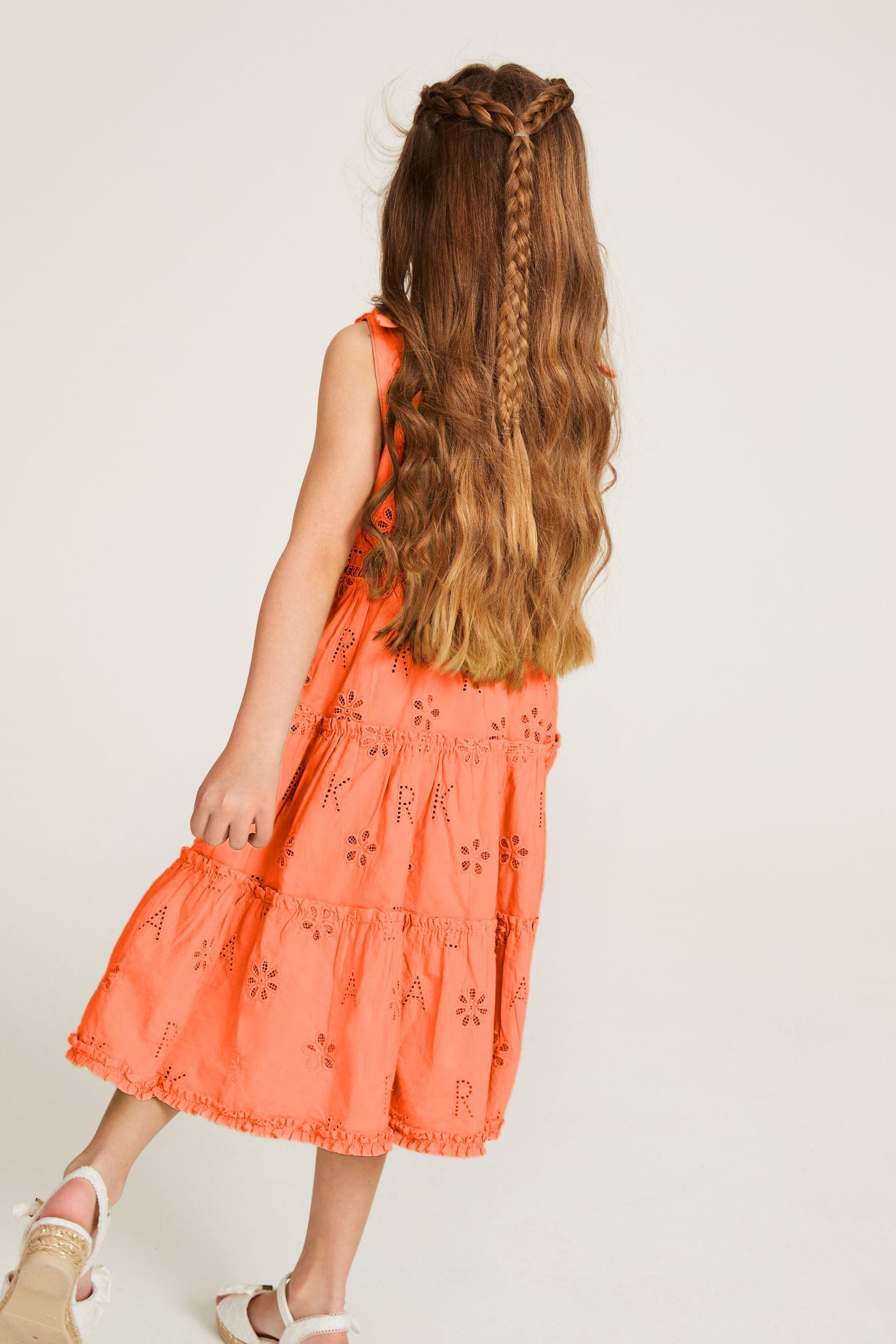 Orange Baker by Ted Baker Broderie Dress