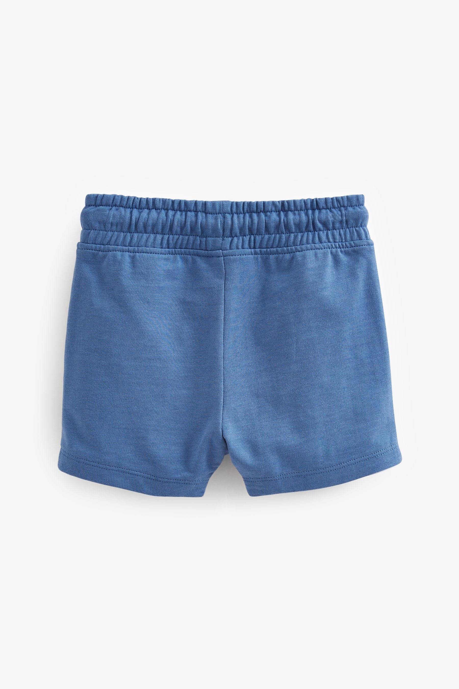 Blue/Grey/Red 5 Pack Jersey Shorts (3mths-7yrs)