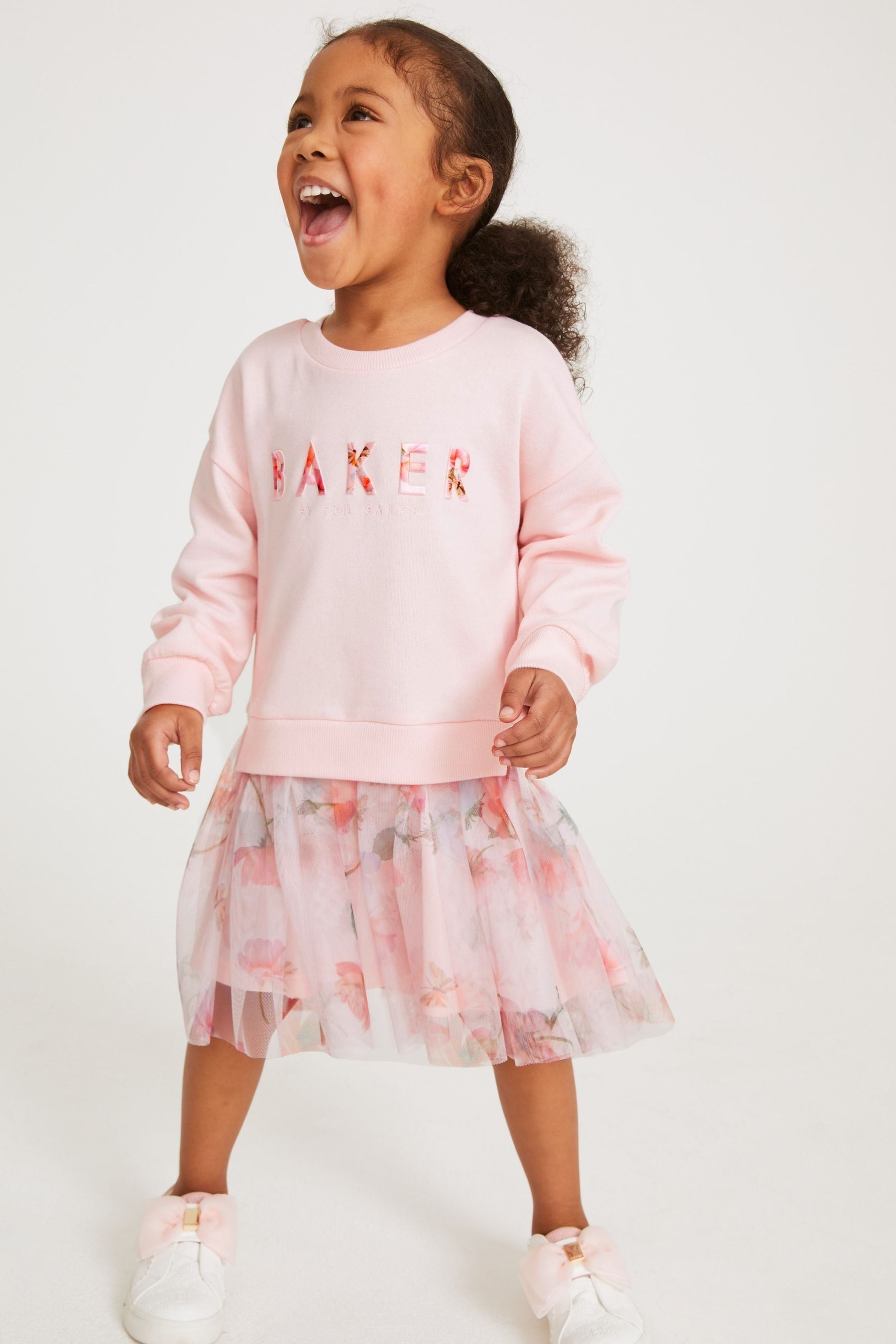 Pink Baker by Ted Baker Pink Mockable Sweat Dress