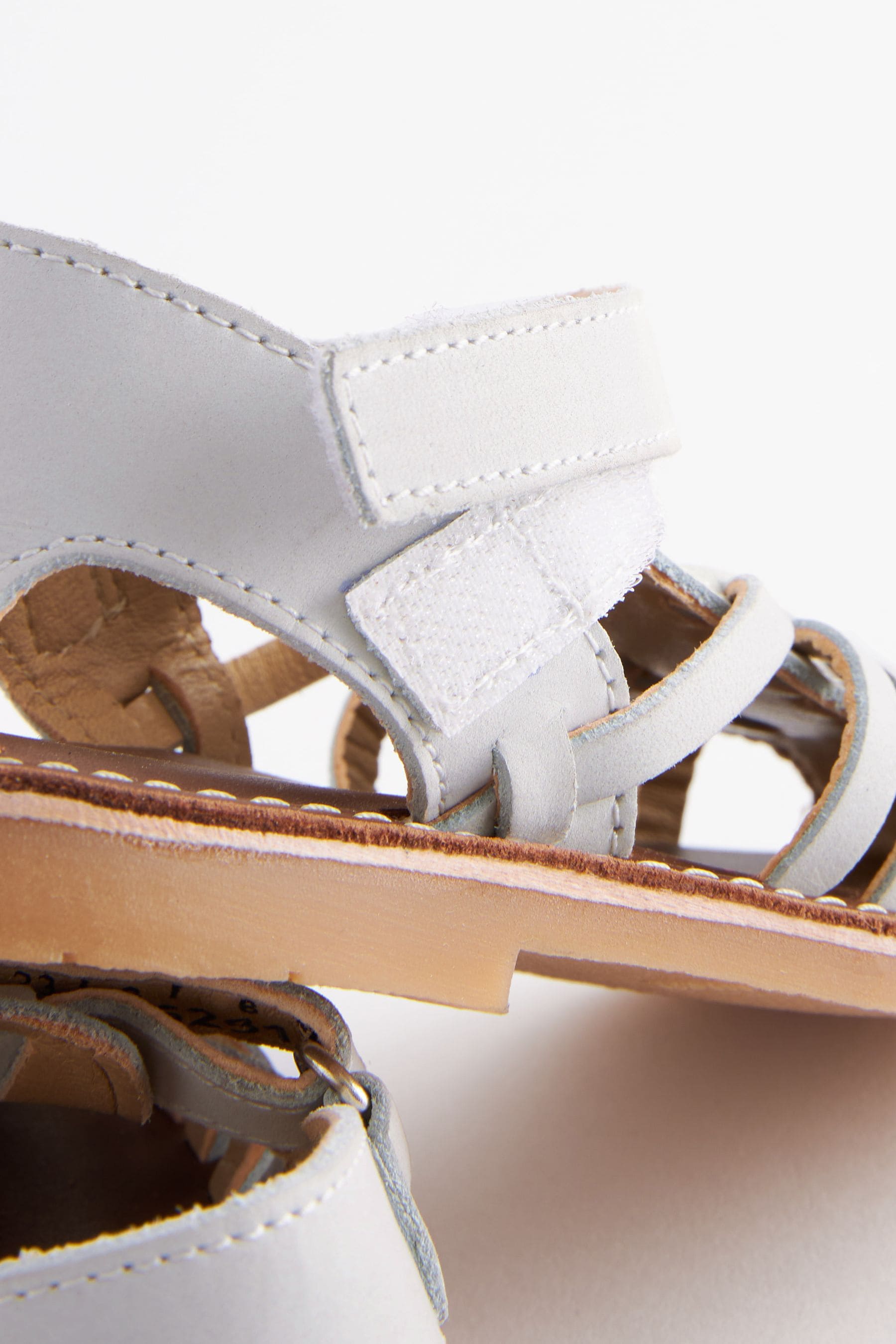 White Leather Sandals