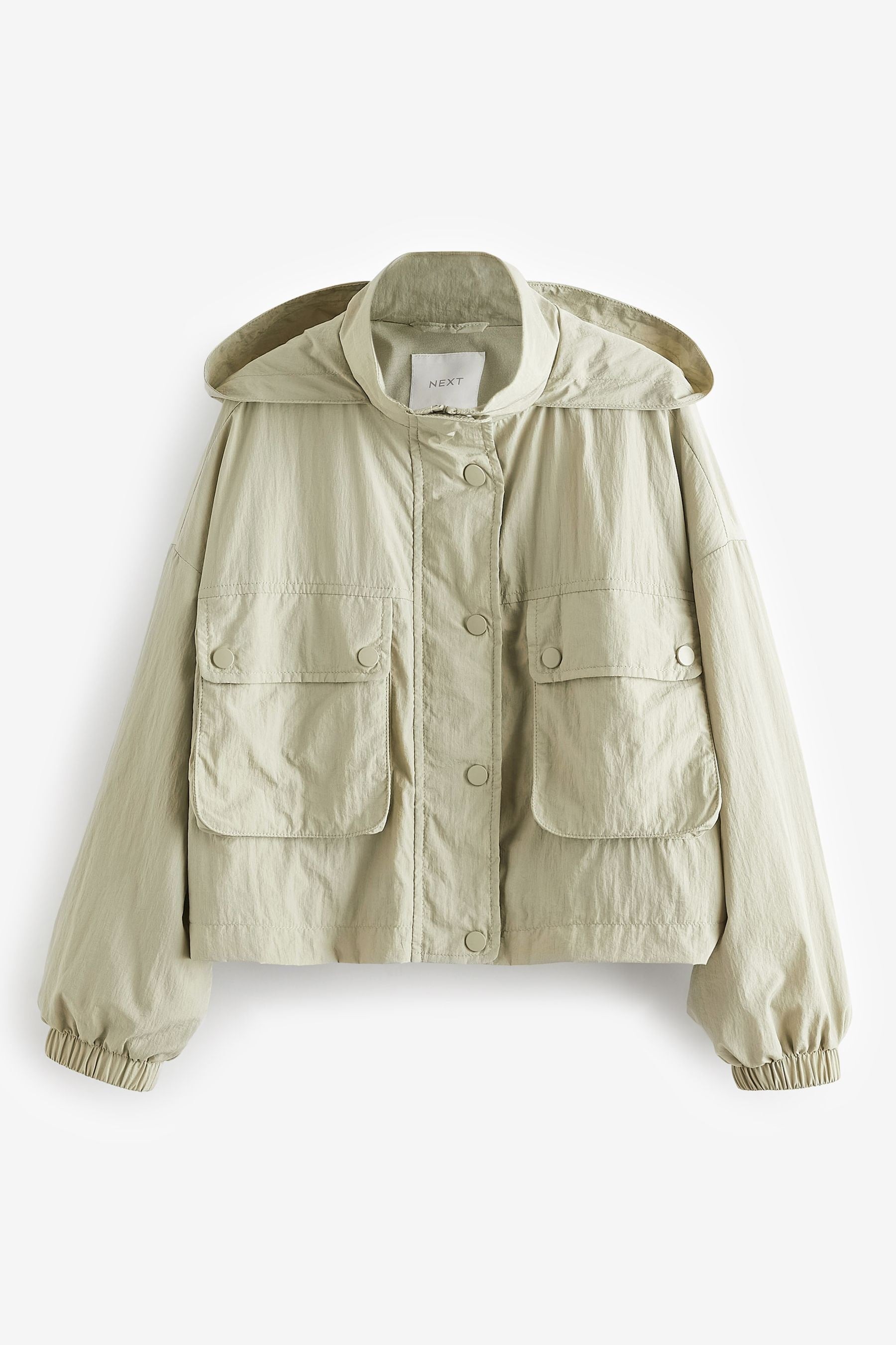 Sage Green Shower Resistant Crop Cagoule (3-16yrs)