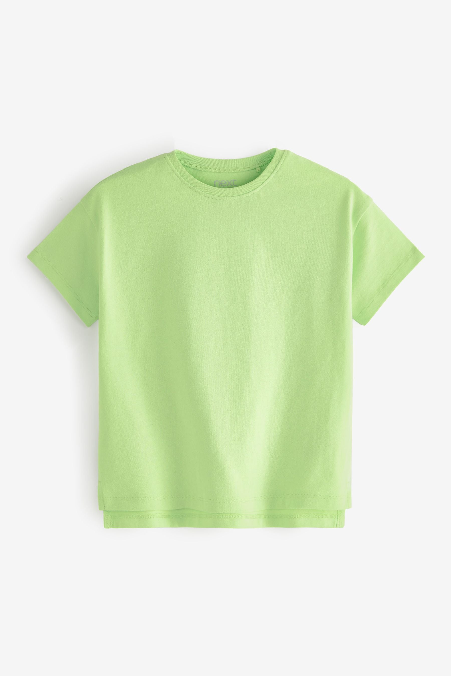 Green Oversized Cotton T-Shirt (3mths-7yrs)