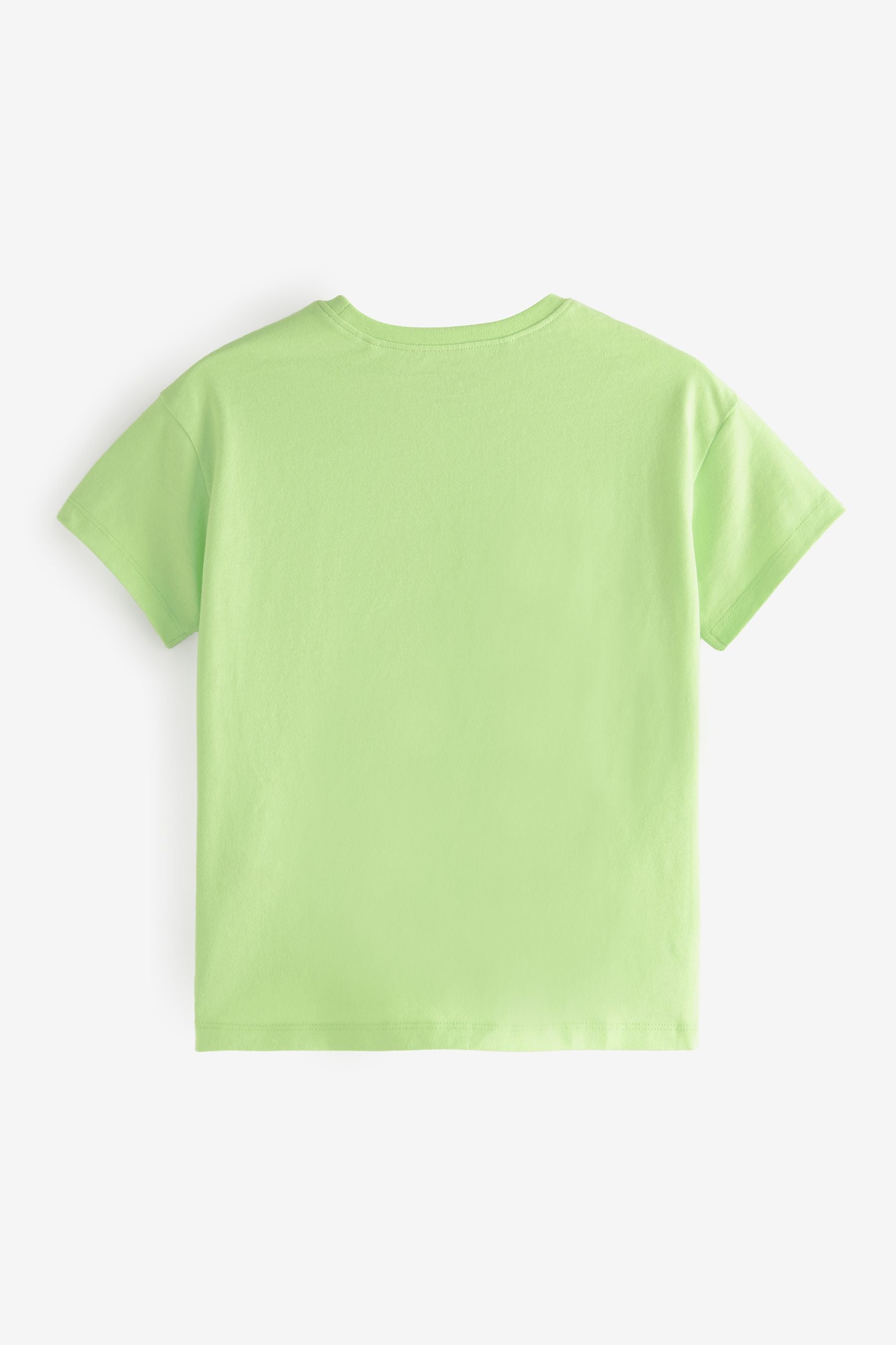 Green Oversized Cotton T-Shirt (3mths-7yrs)