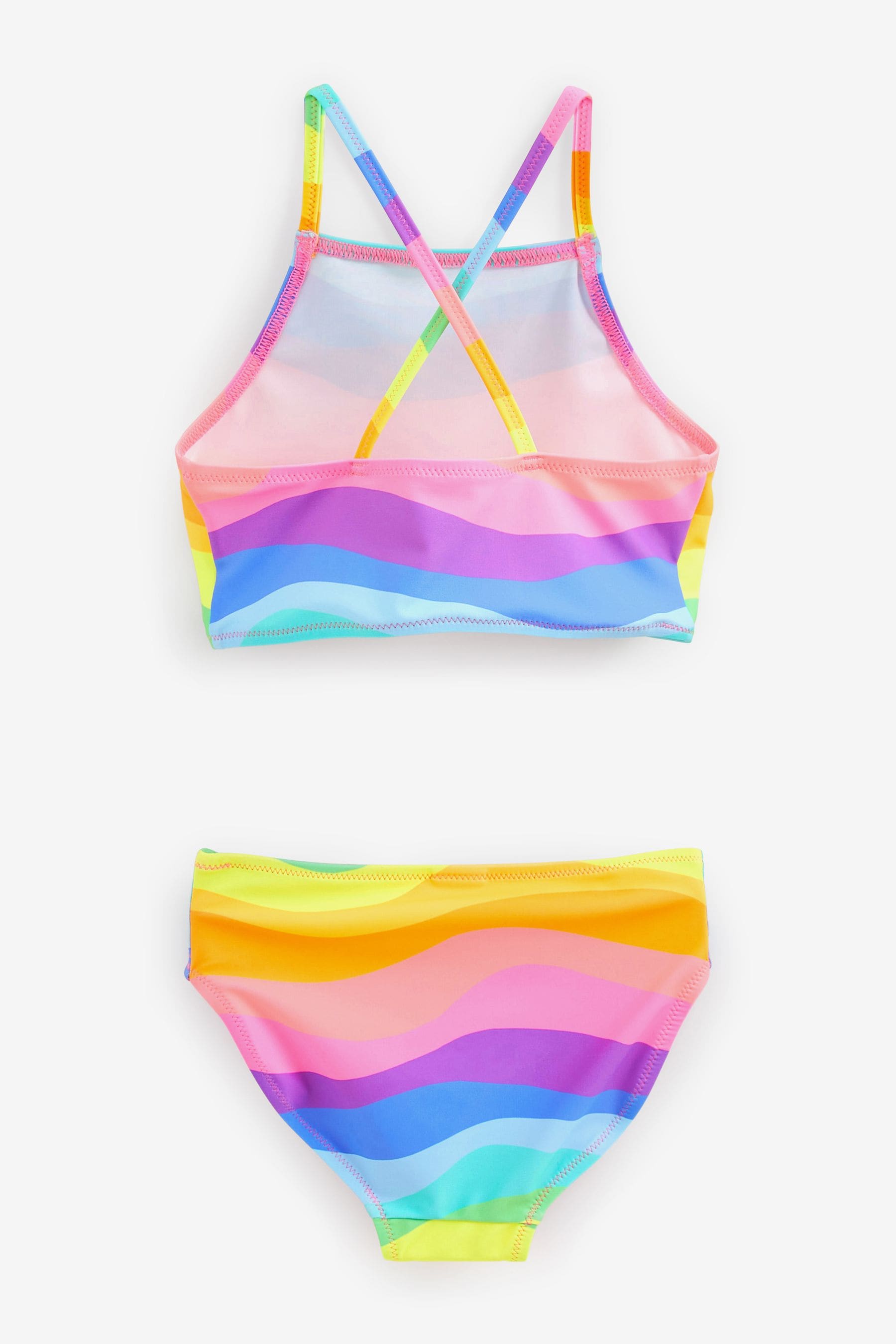 Multi Bright Stripe Bikini (3-16yrs)