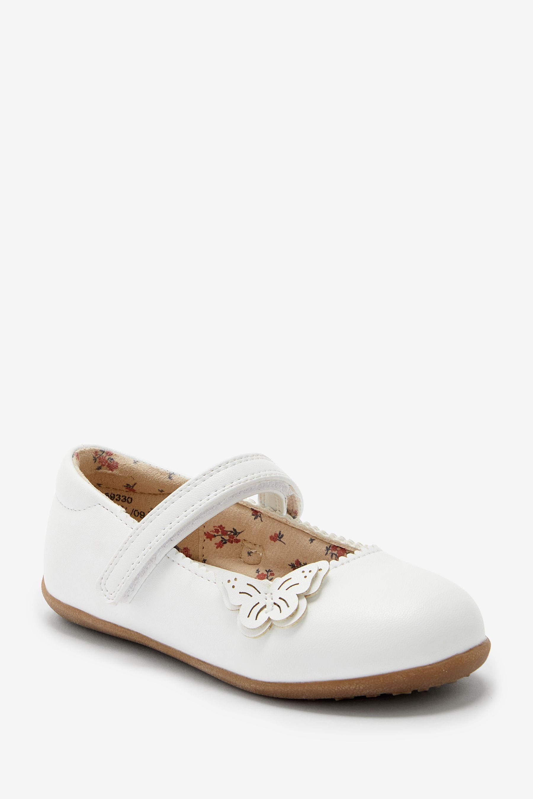 White Butterfly Mary Jane Shoes