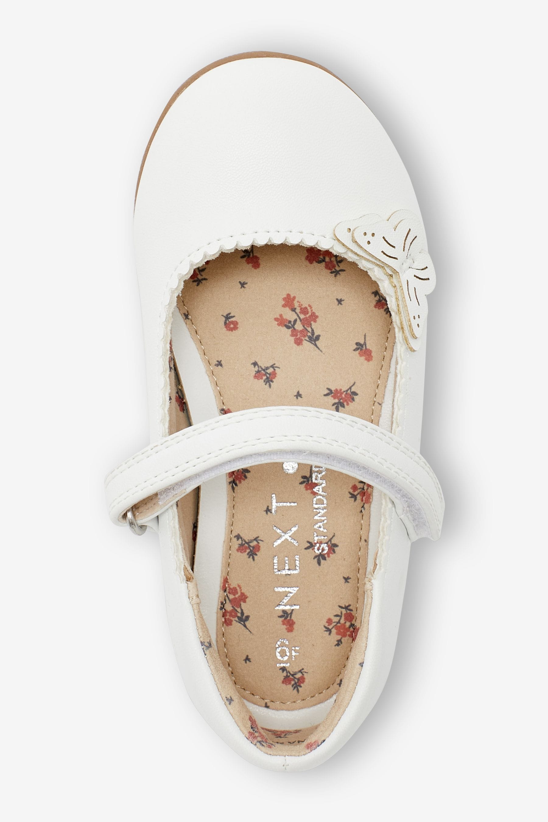 White Butterfly Mary Jane Shoes