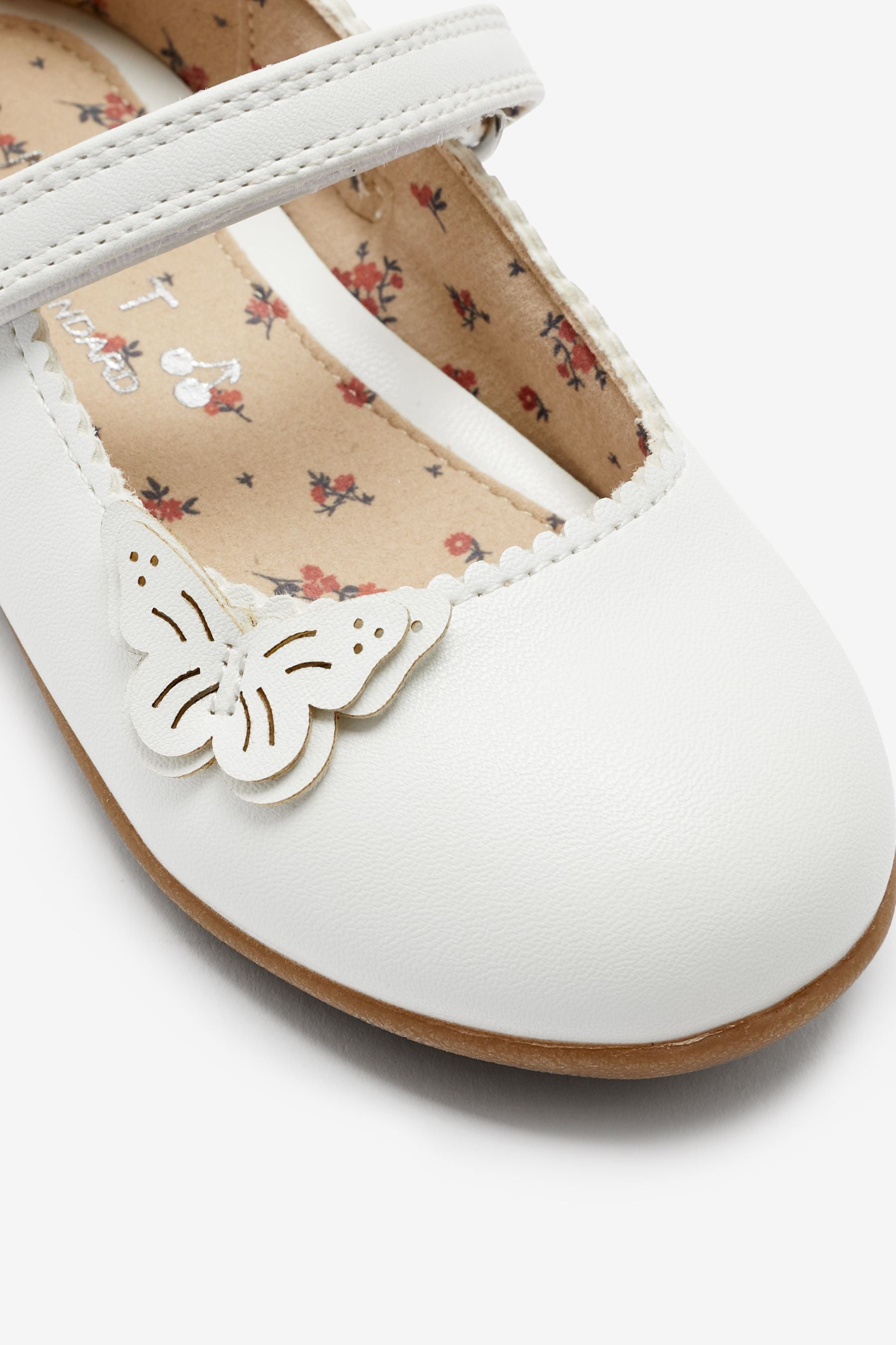 White Butterfly Mary Jane Shoes