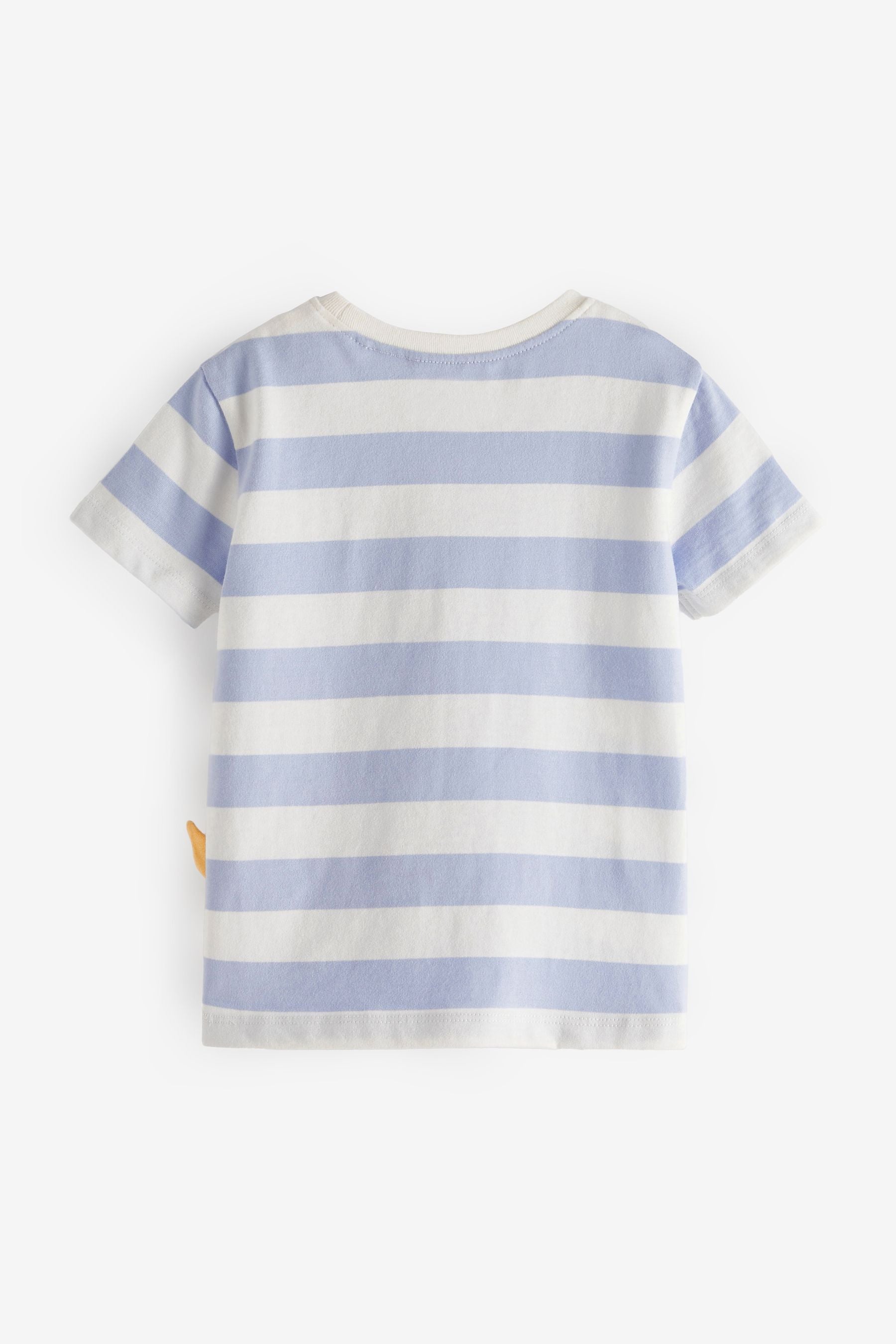 Blue Duck Stripe Short Sleeve Bag T-Shirt (3mths-7yrs)